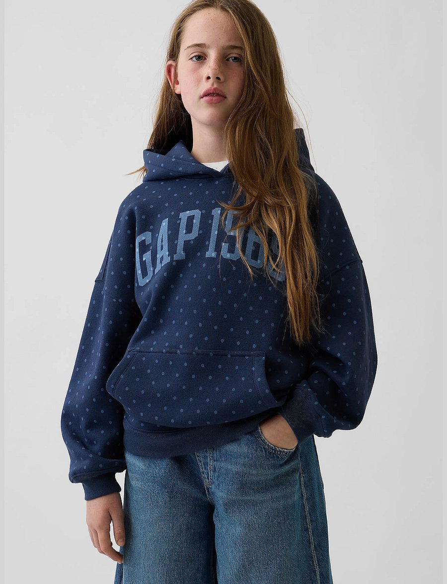 GAP - Kids VintageSoft Oversized Logo Hoodie - kapuzenpullover - vintage navy - 0
