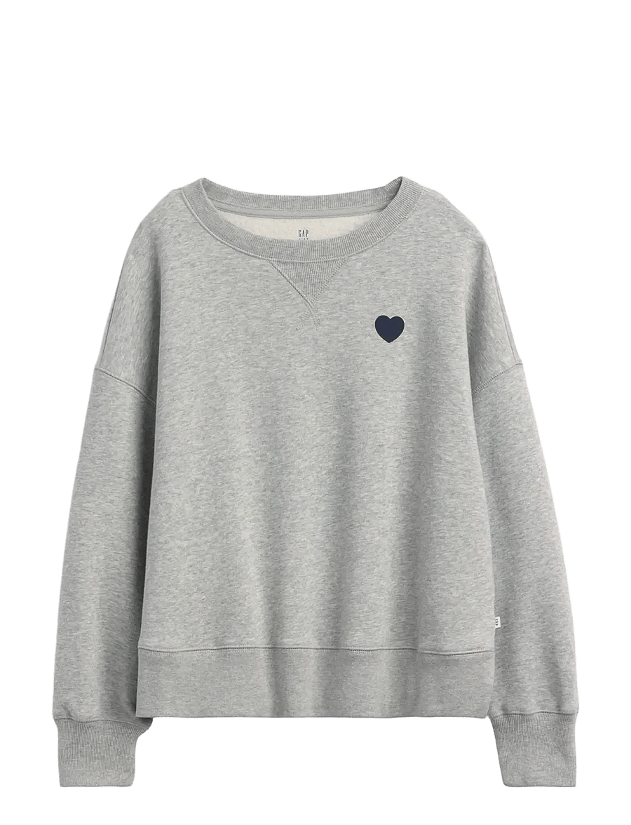 GAP - Kids VintageSoft Oversized Split-Hem Sweatshirt - b08 - 1