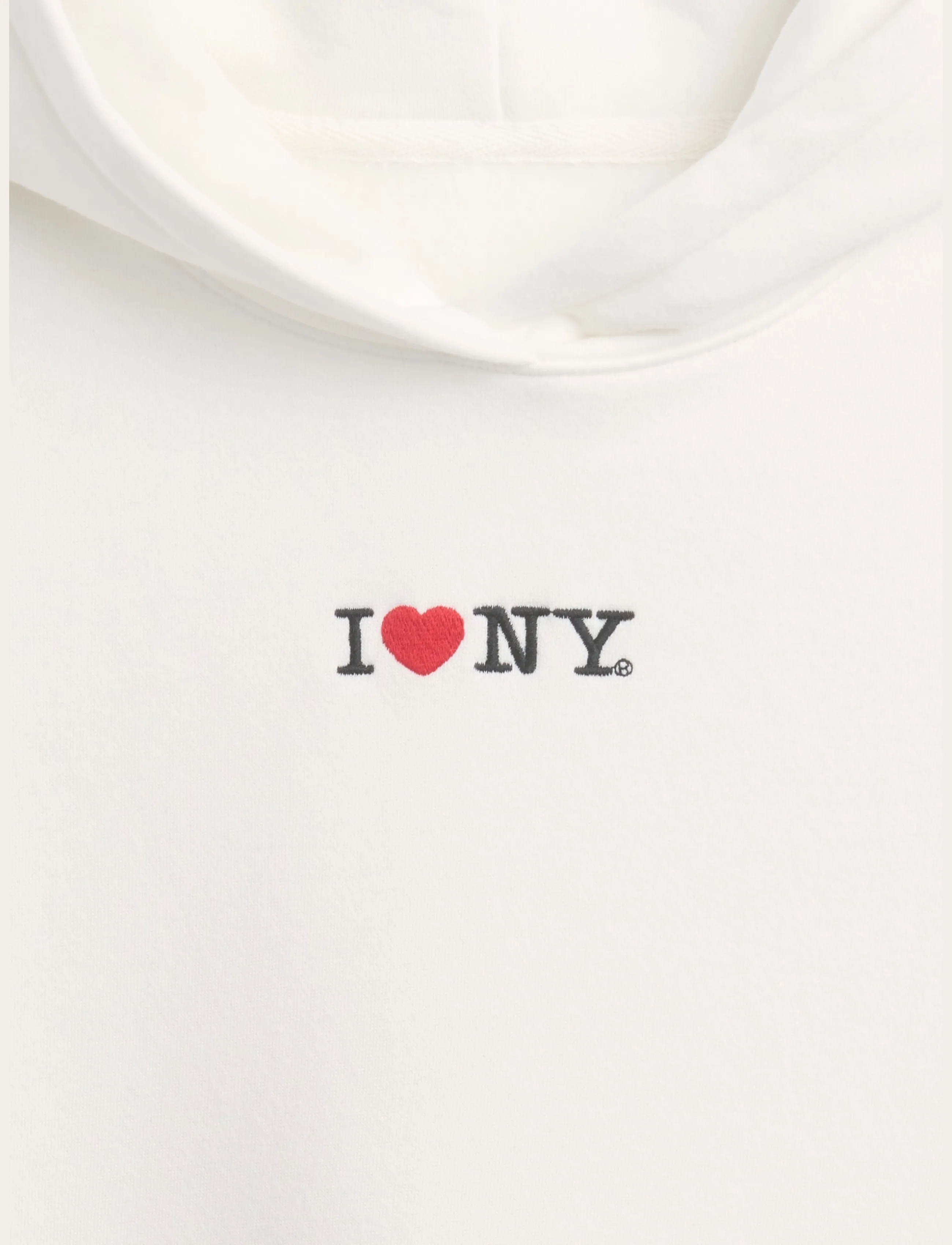 GAP - Kids VintageSoft Oversized I Heart NY Hoodie - new off white - 5