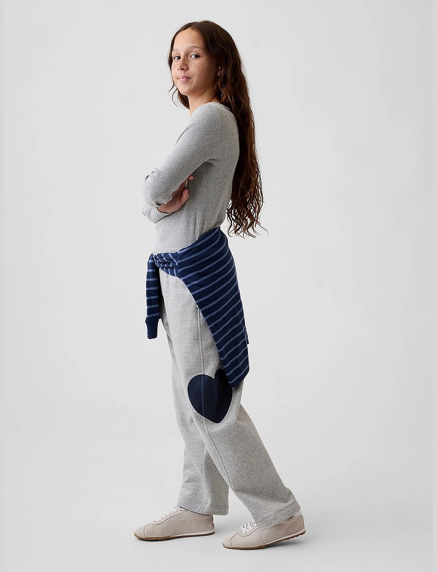 GAP - Kids VintageSoft Relaxed Barrel Sweatpants - b08 - 0