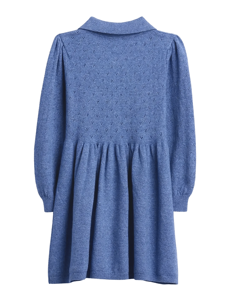 GAP - CashSoft Sweater Dress from the GAP collection - langærmede babykjoler - bainbridge blue - 2