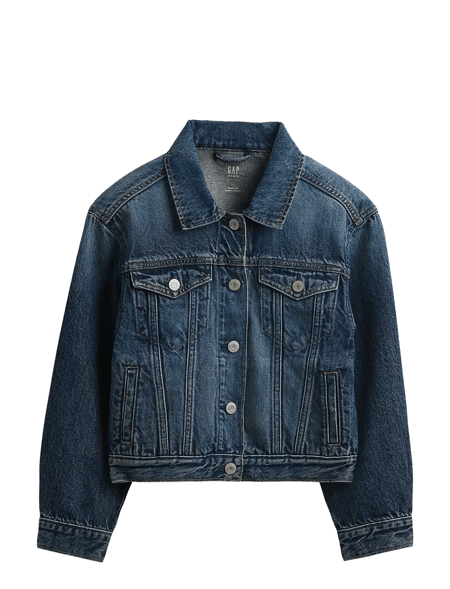 GAP - Kids Icon Denim Jacket from the GAP collection - dark wash - 1