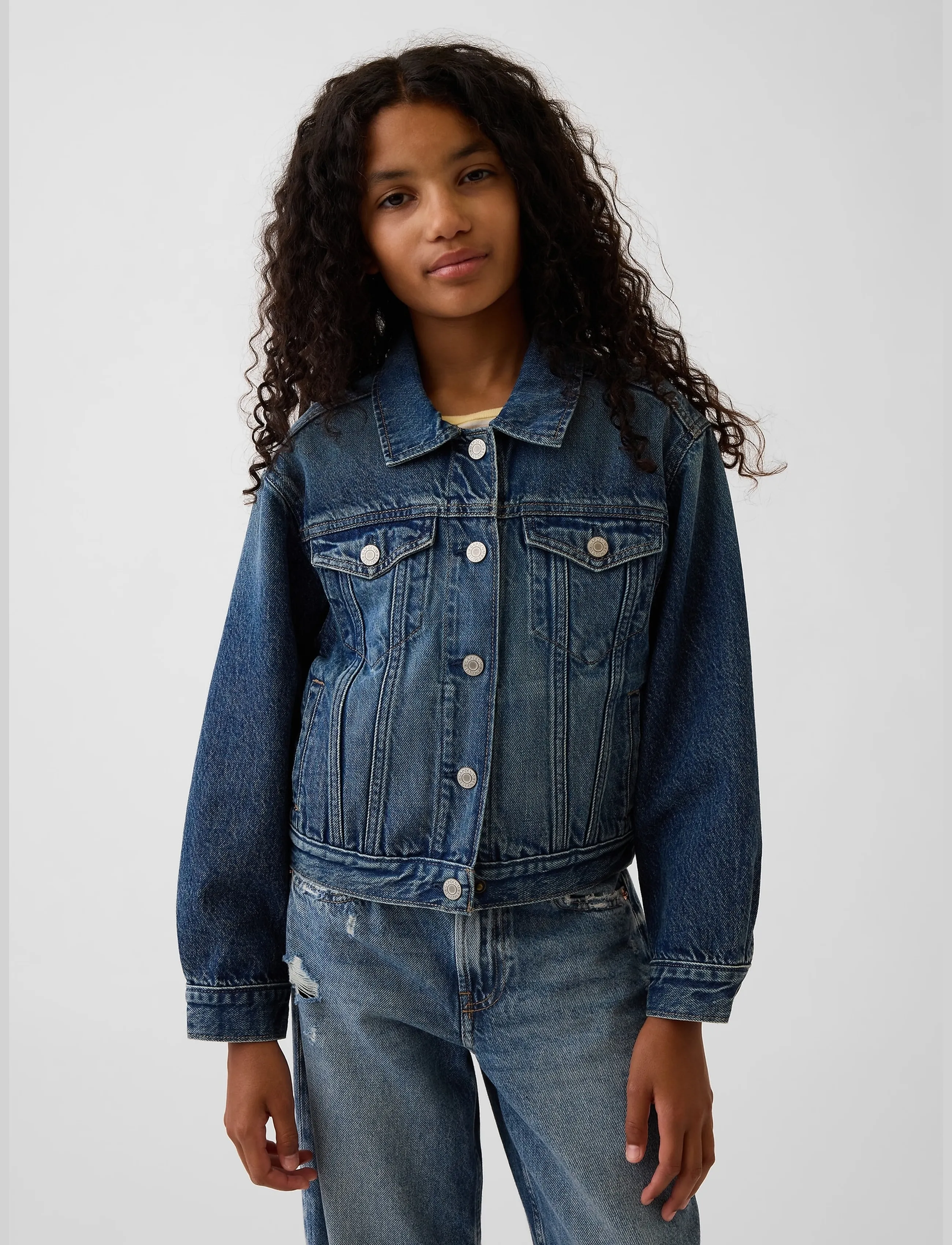 GAP - Kids Icon Denim Jacket from the GAP collection - dark wash - 0