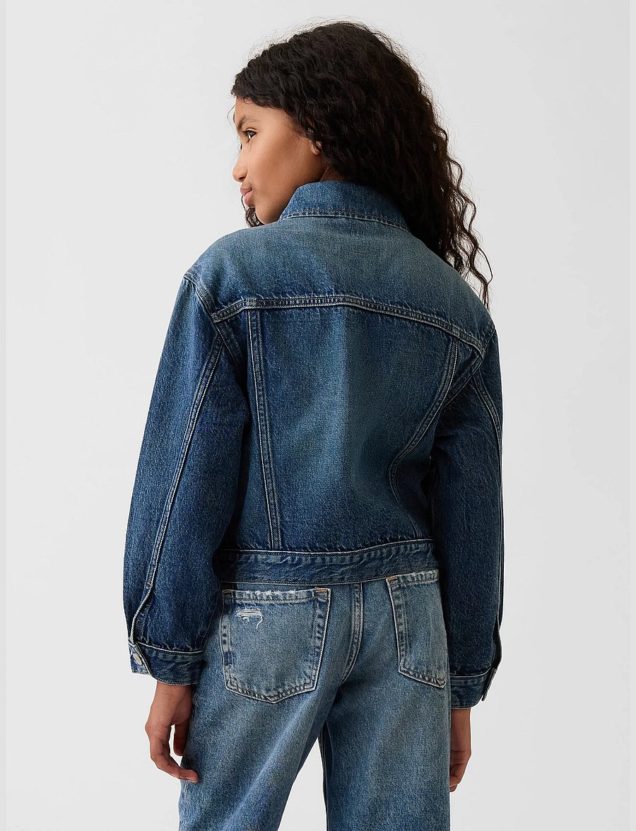 GAP - Kids Icon Denim Jacket from the GAP collection - dark wash - 2