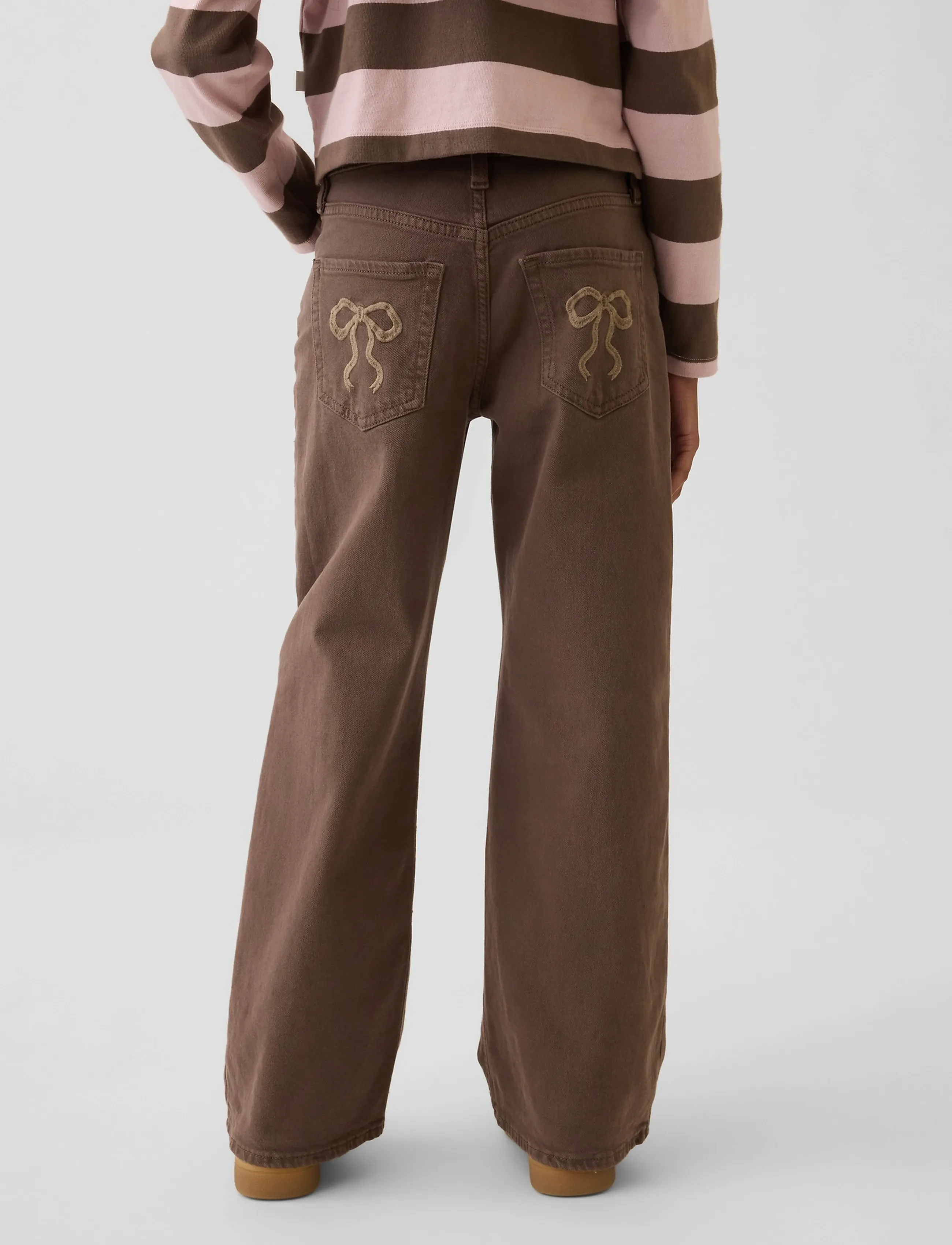 GAP - Low Stride Bow Jeans from the GAP collection - vida jeans - toasted almond - 4