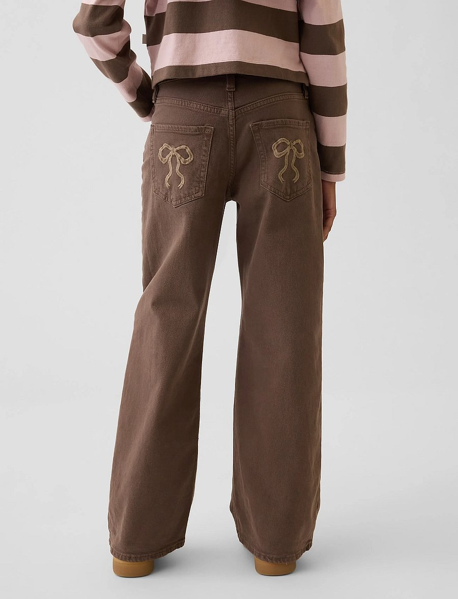 GAP - Low Stride Bow Jeans from the GAP collection - vida jeans - toasted almond - 4