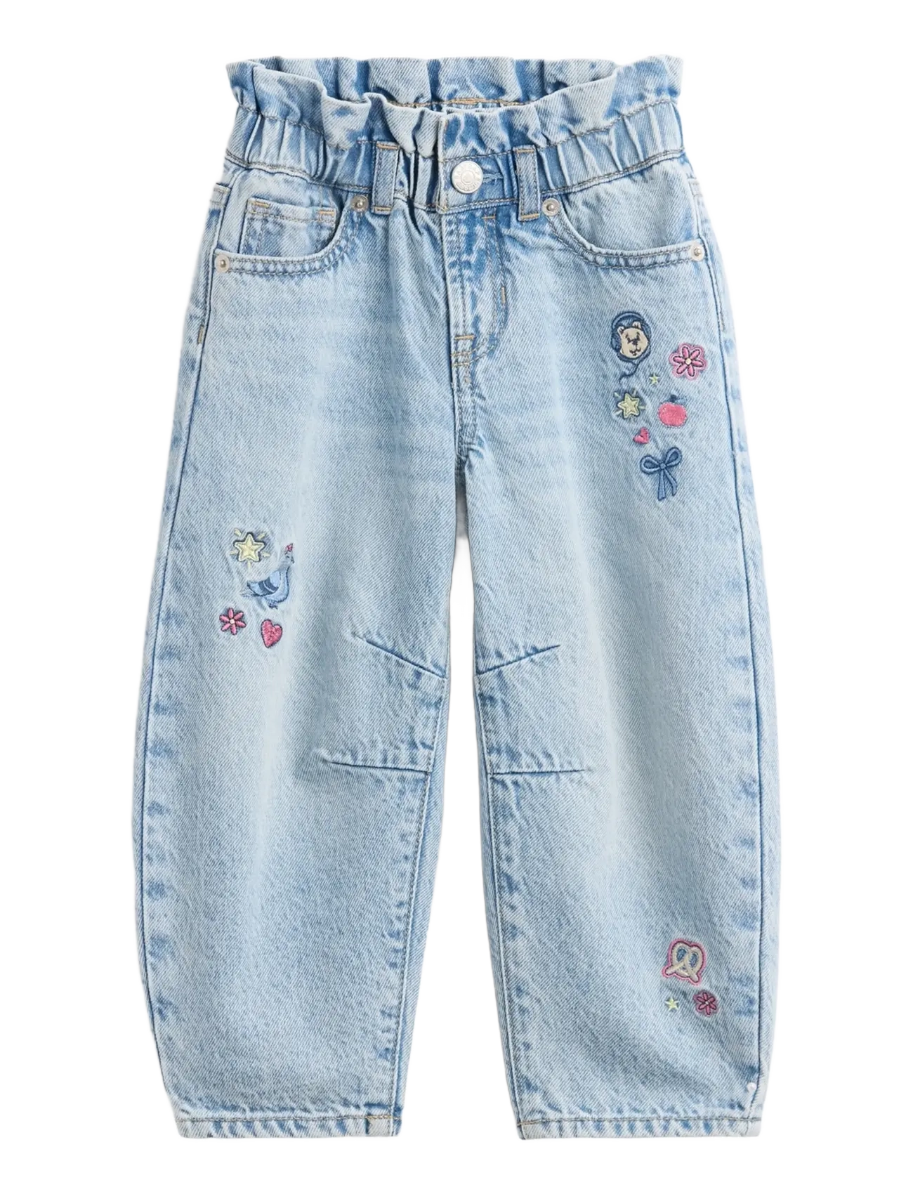 GAP Baby & Toddler Embroidered Horseshoe Jeans - Bottoms - MEDIUM WASH / blue