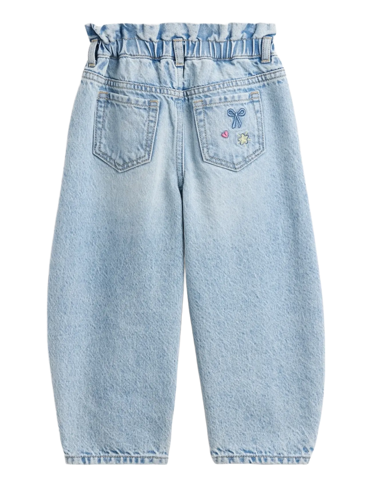 GAP - Baby & Toddler Embroidered Horseshoe Jeans - tapered jeans - medium wash - 2