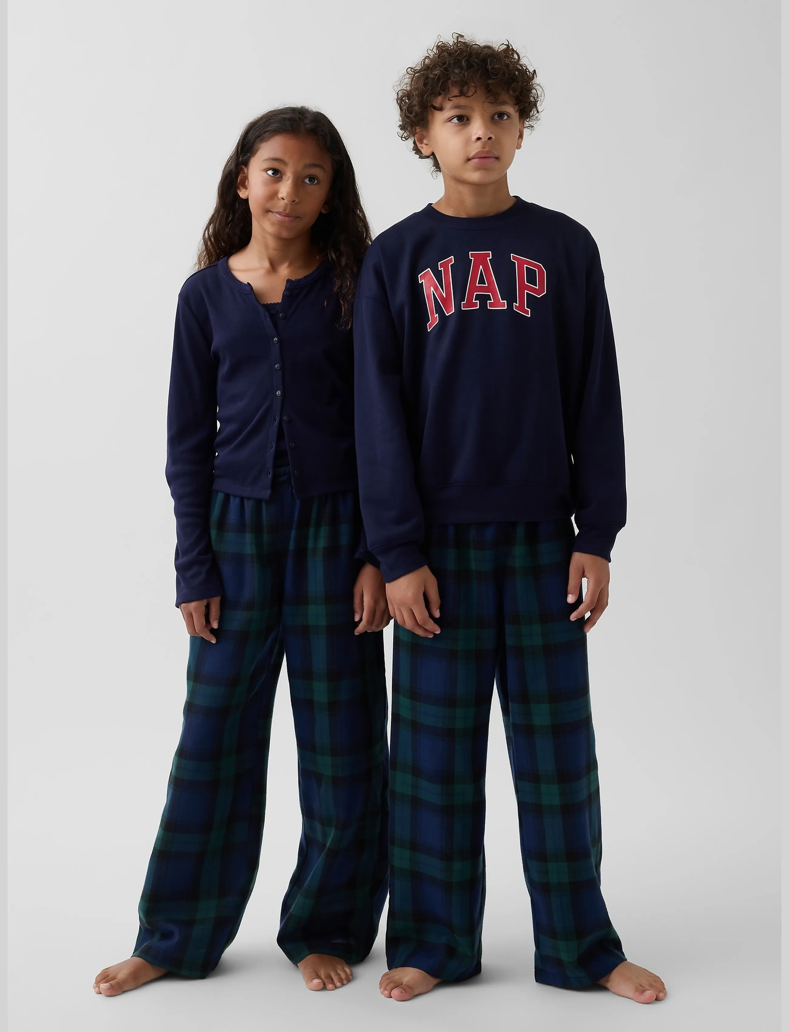 GAP - Pyjama Pants from the GAP collection - schlafanzüge - black watch plaid - 4