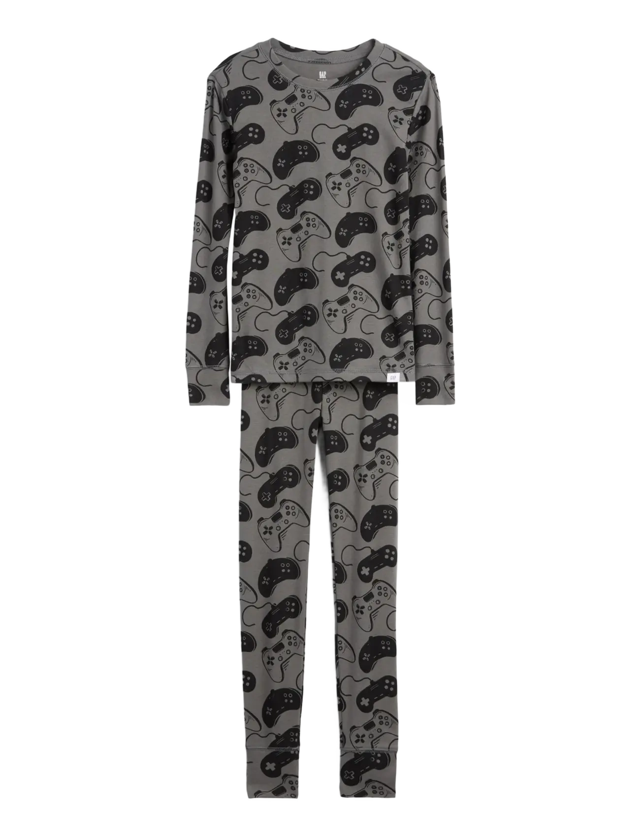GAP Kids Organic Brushed Cotton PJ Set - Acheter par taille - VIDEO GAME / grey