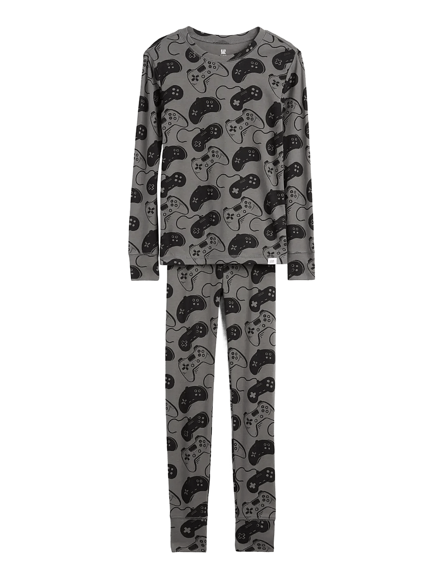 GAP - Kids Organic Brushed Cotton PJ Set - pyjamasset - video game - 0