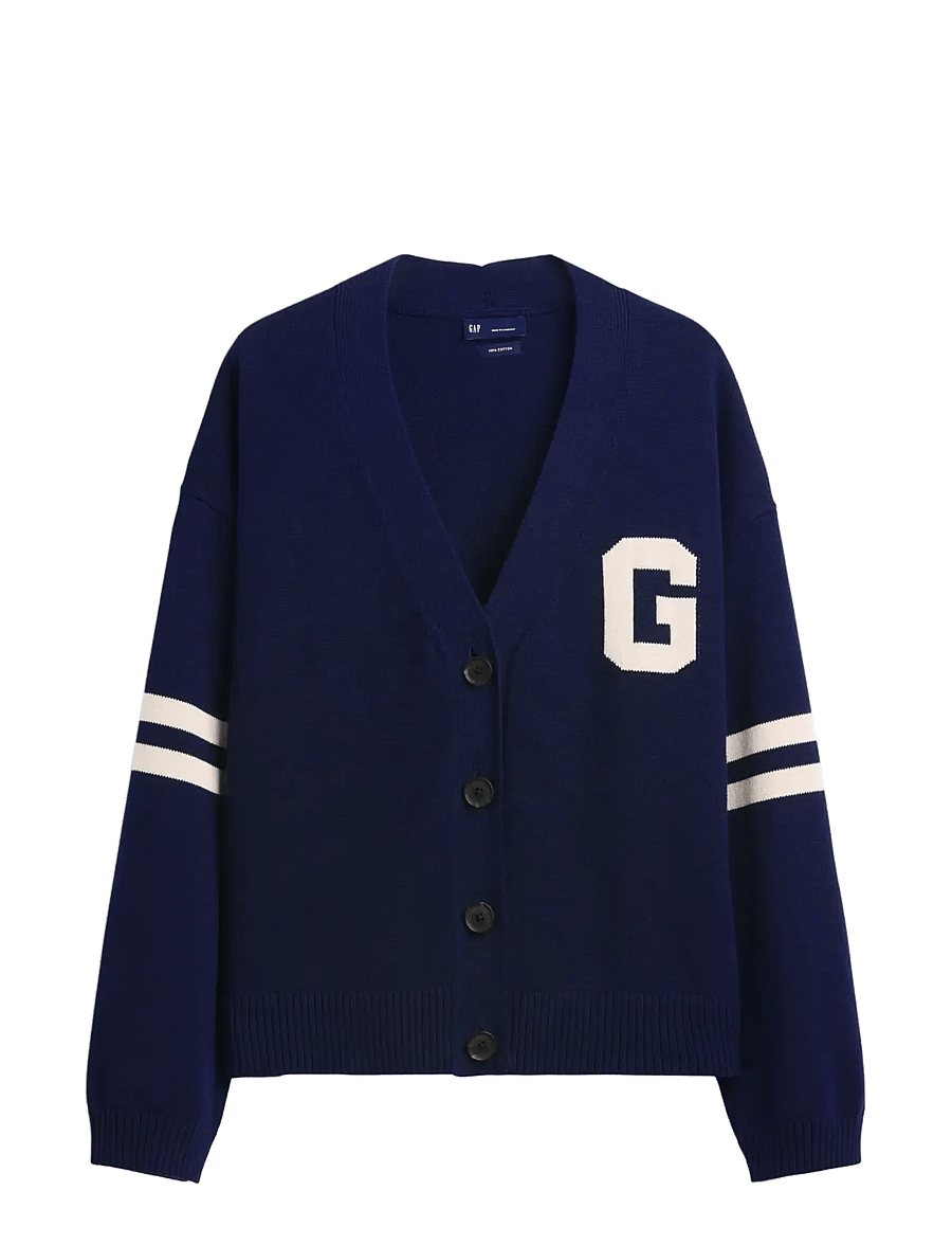 GAP - Cotton Barrel Cardigan from the GAP collection - tapestry navy - 1