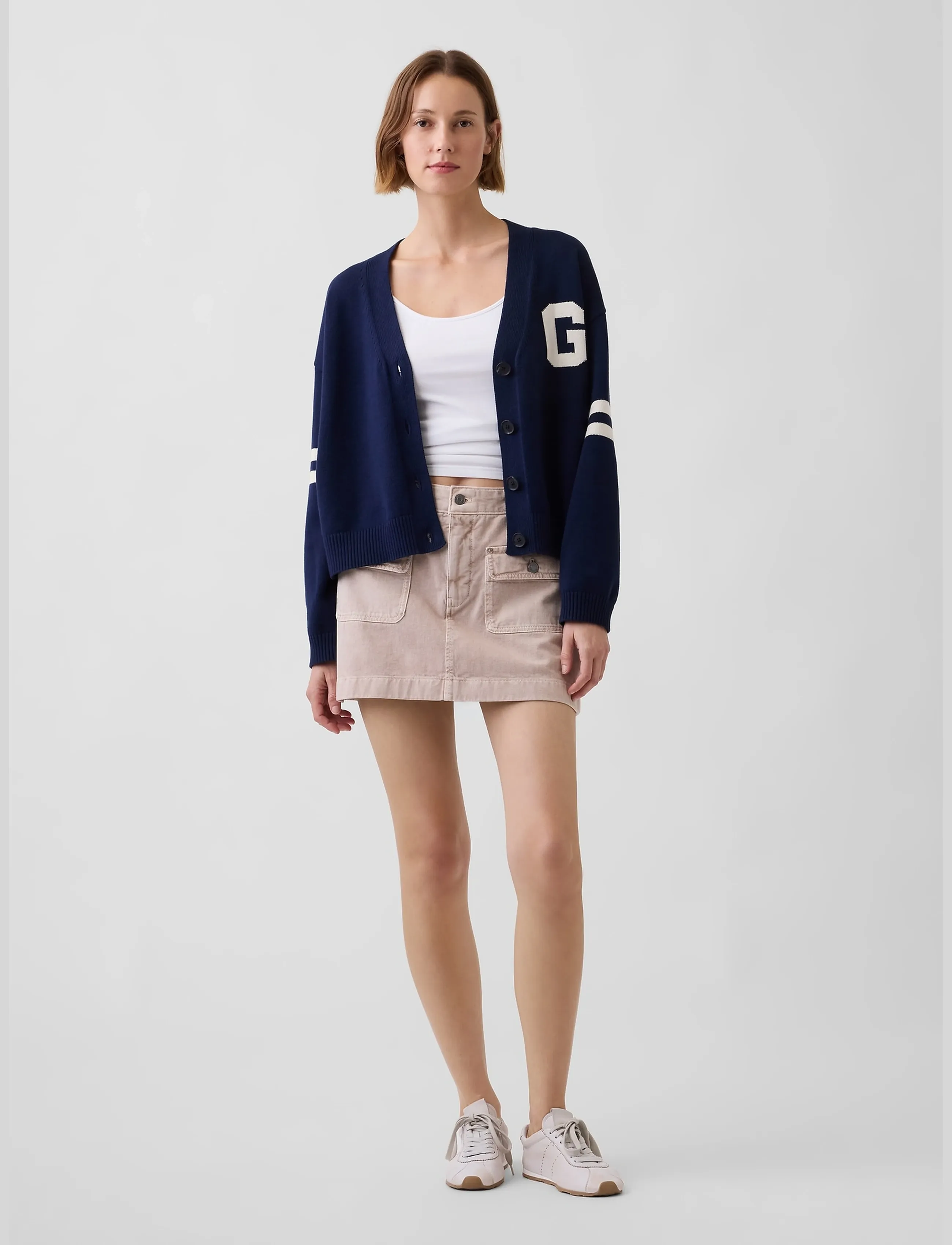 Cotton Barrel Cardigan From The Gap Collection