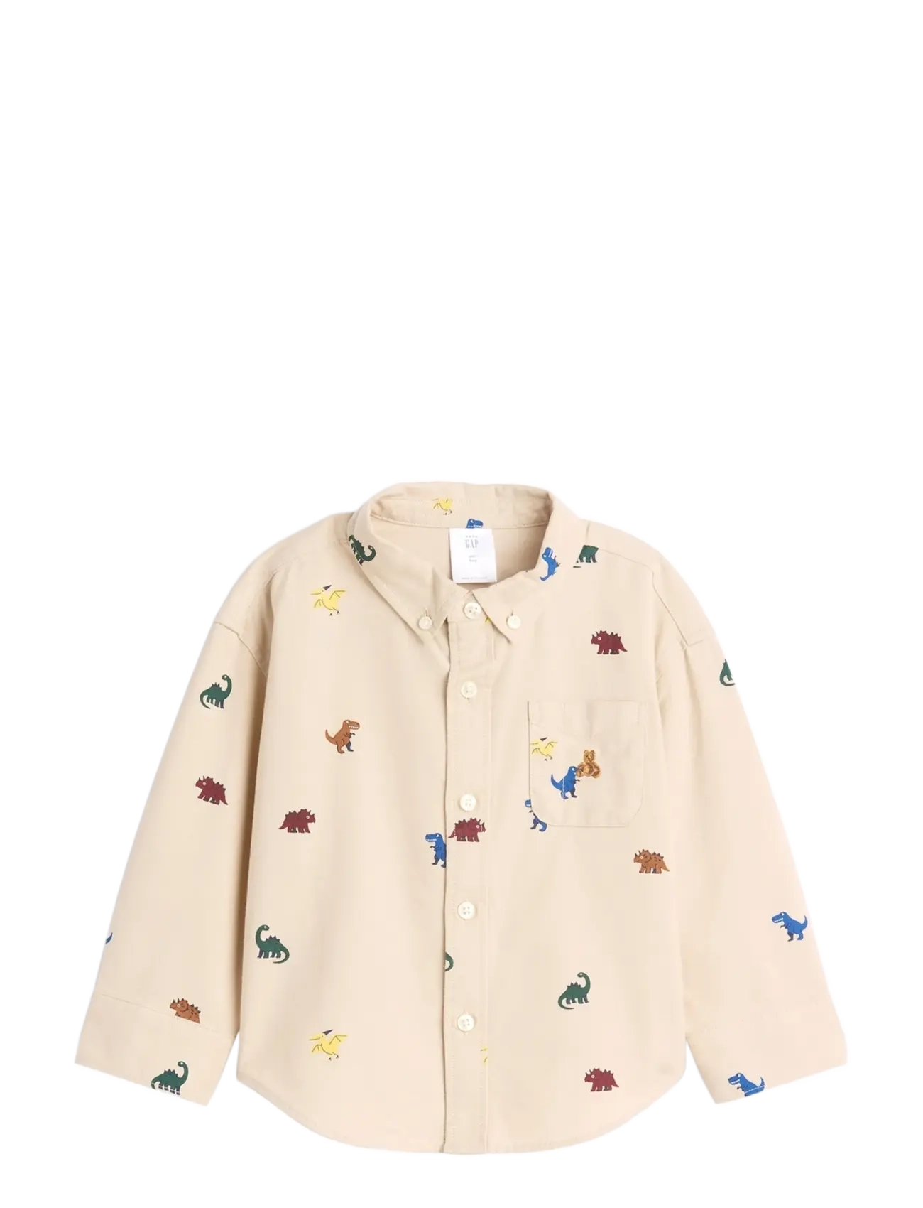 GAP Baby & Toddler Print Oxford Big Shirt - Hemden - AO DINO / cream