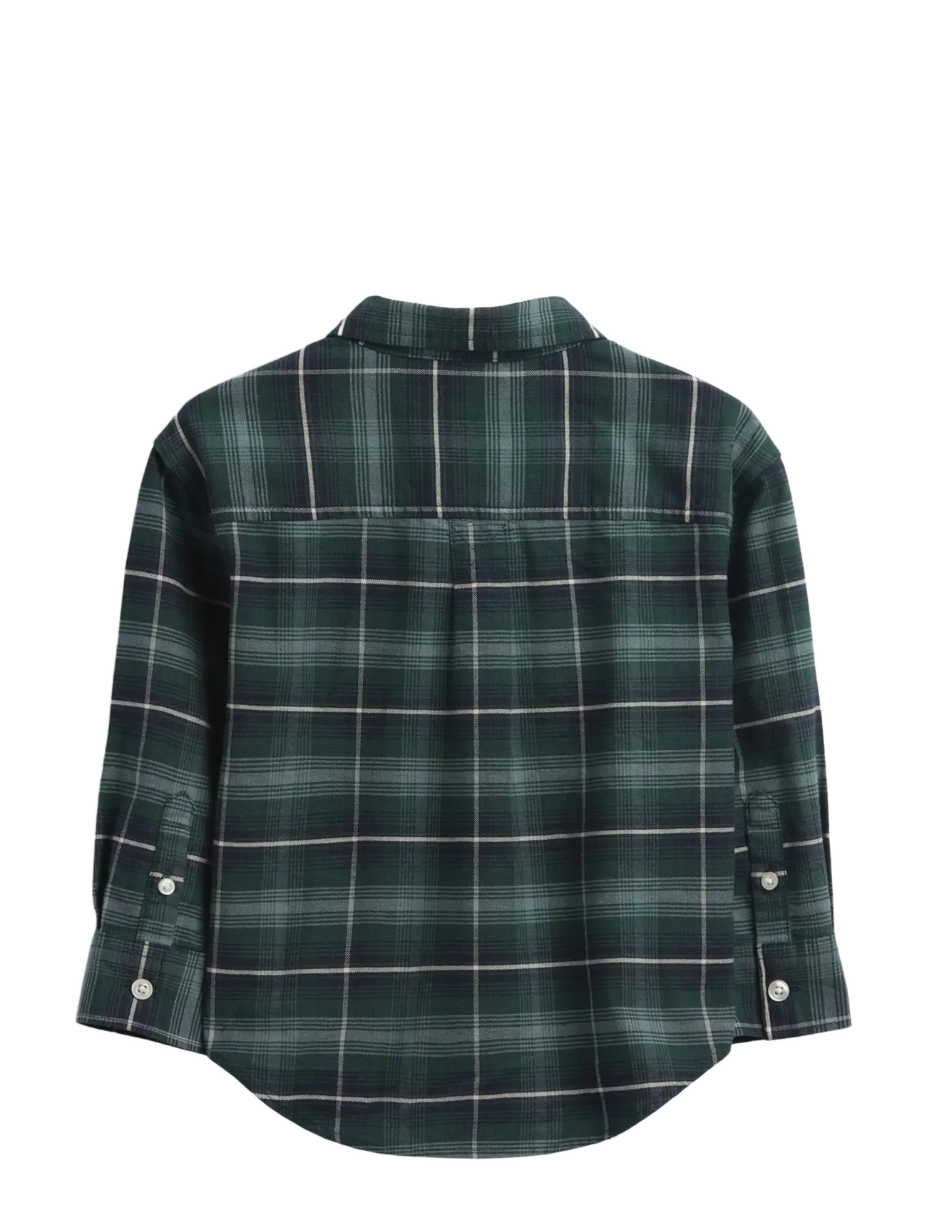 GAP - Baby & Toddler Print Oxford Big Shirt - pikkade varrukatega särgid - district green - 2