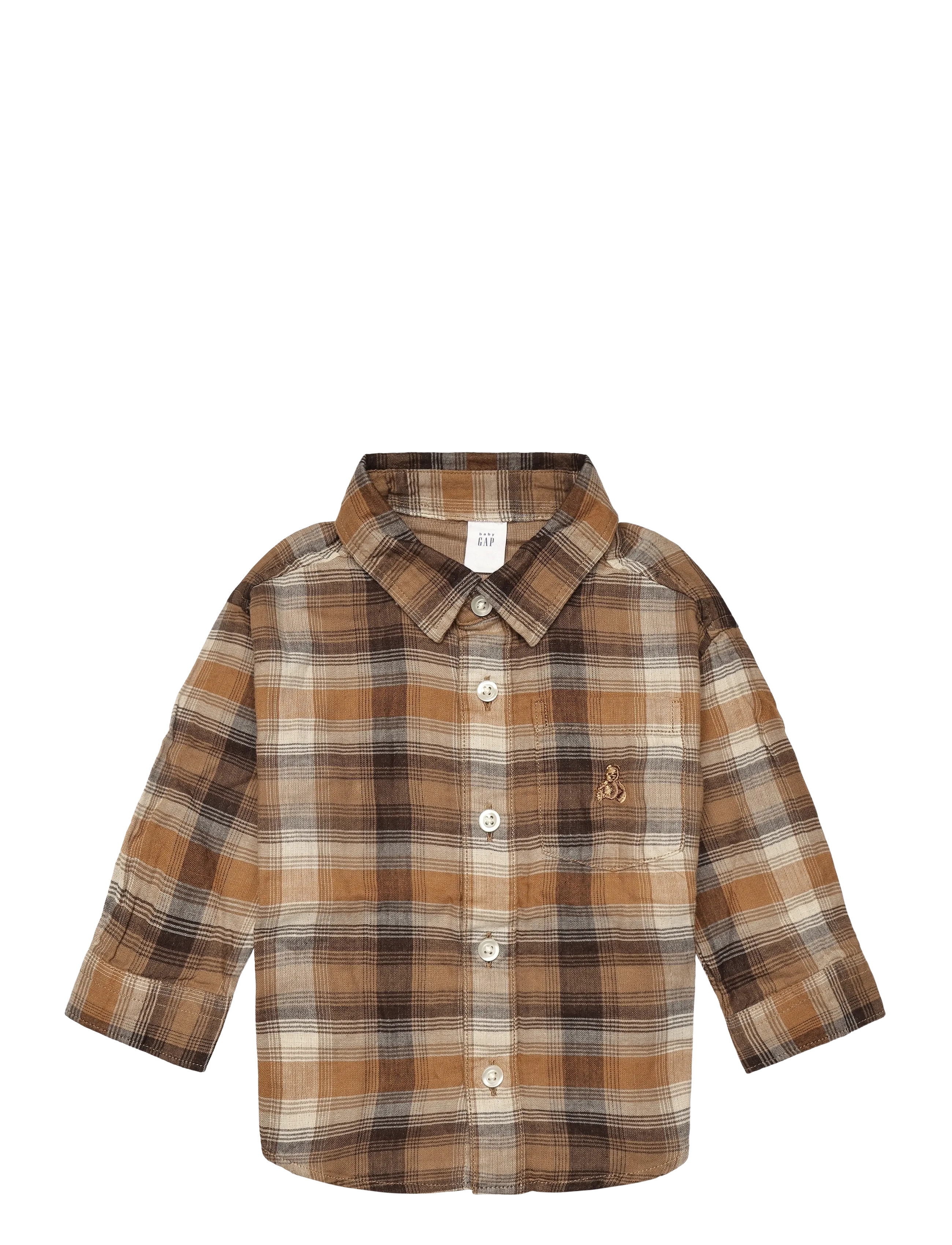 GAP - Double Weave Woven Top from the GAP collection - kola nut - 1