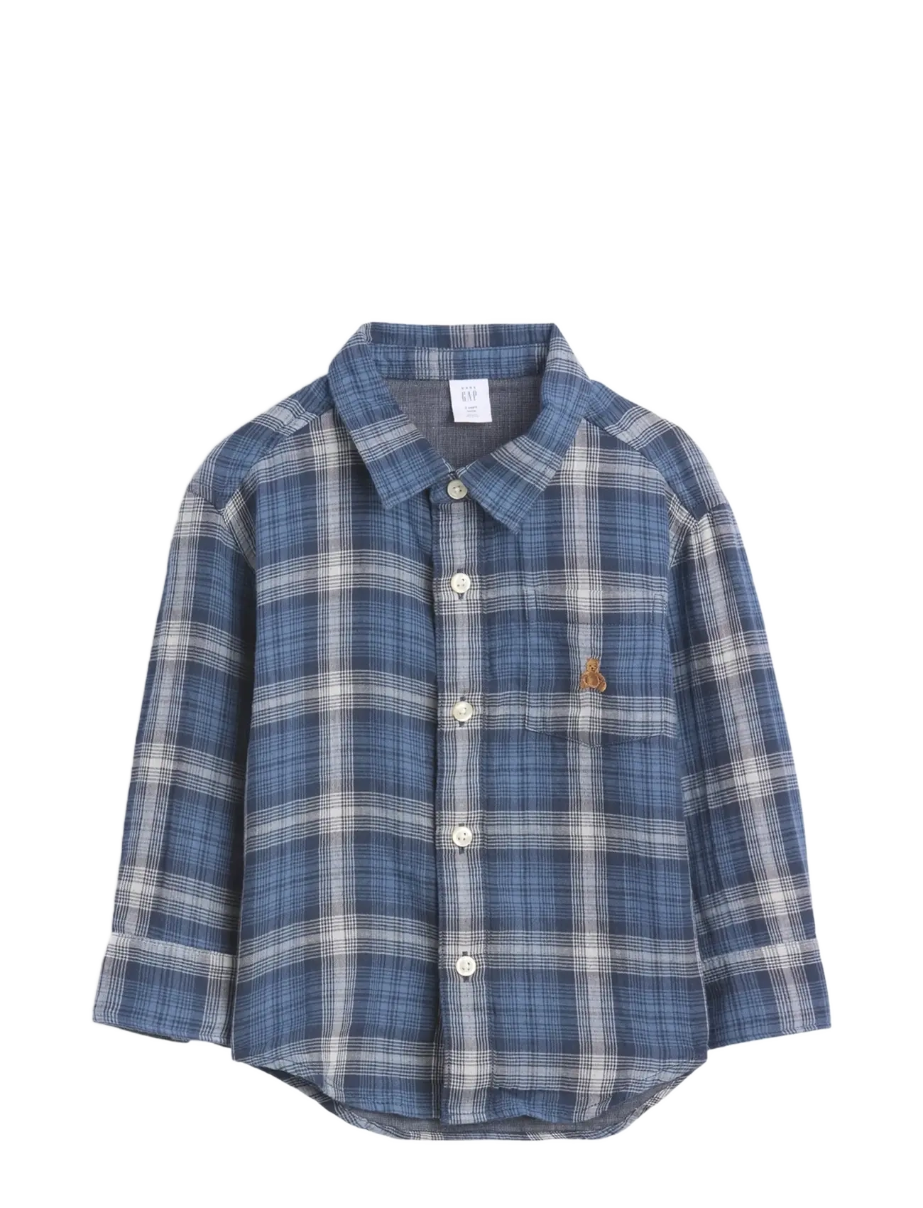GAP Double Weave Woven Top from the GAP collection - Langärmlige Hemden - VINTAGE NAVY / navy