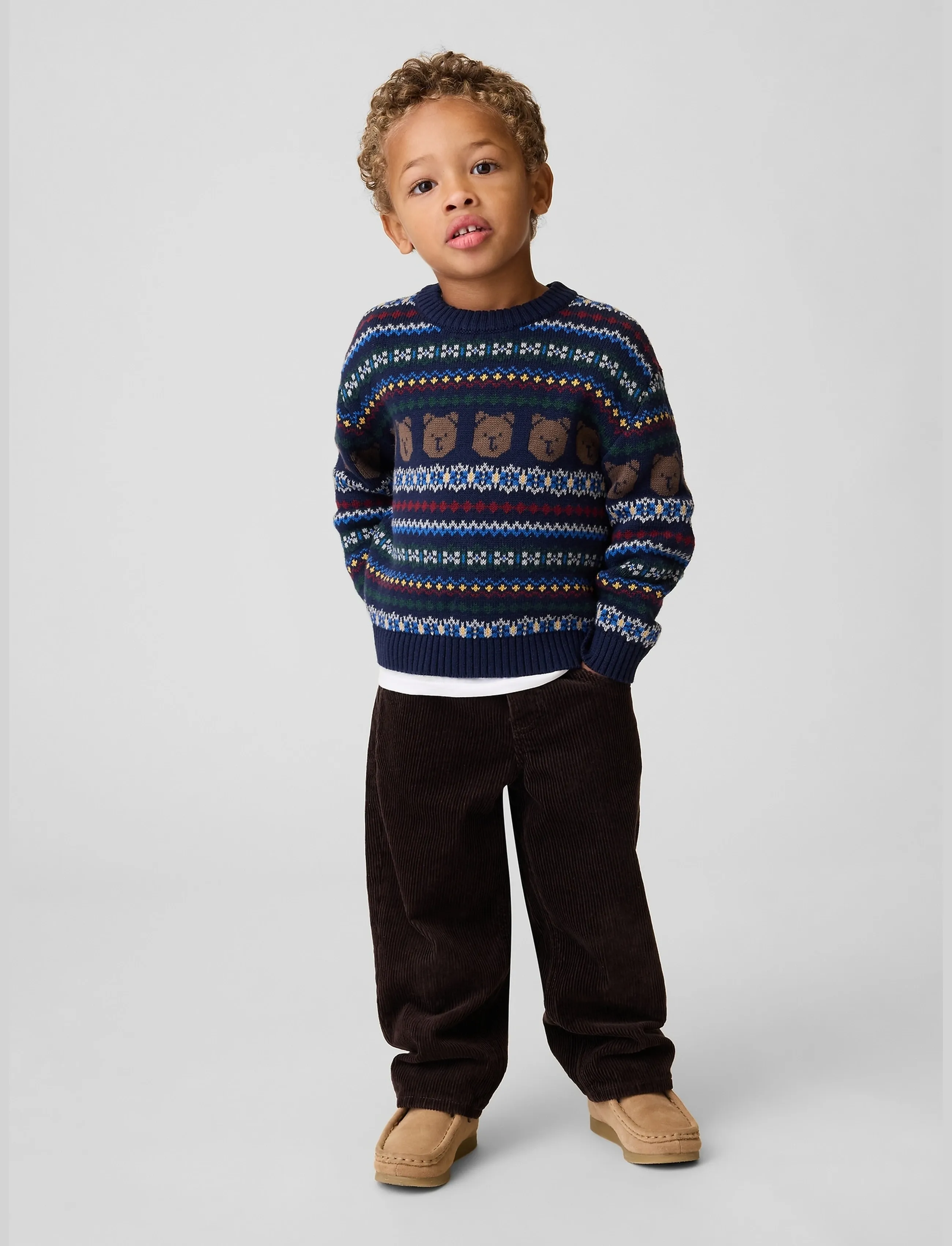 GAP Baggy Cord Denim from the GAP collection - Hosen - TERRA BROWN / brown