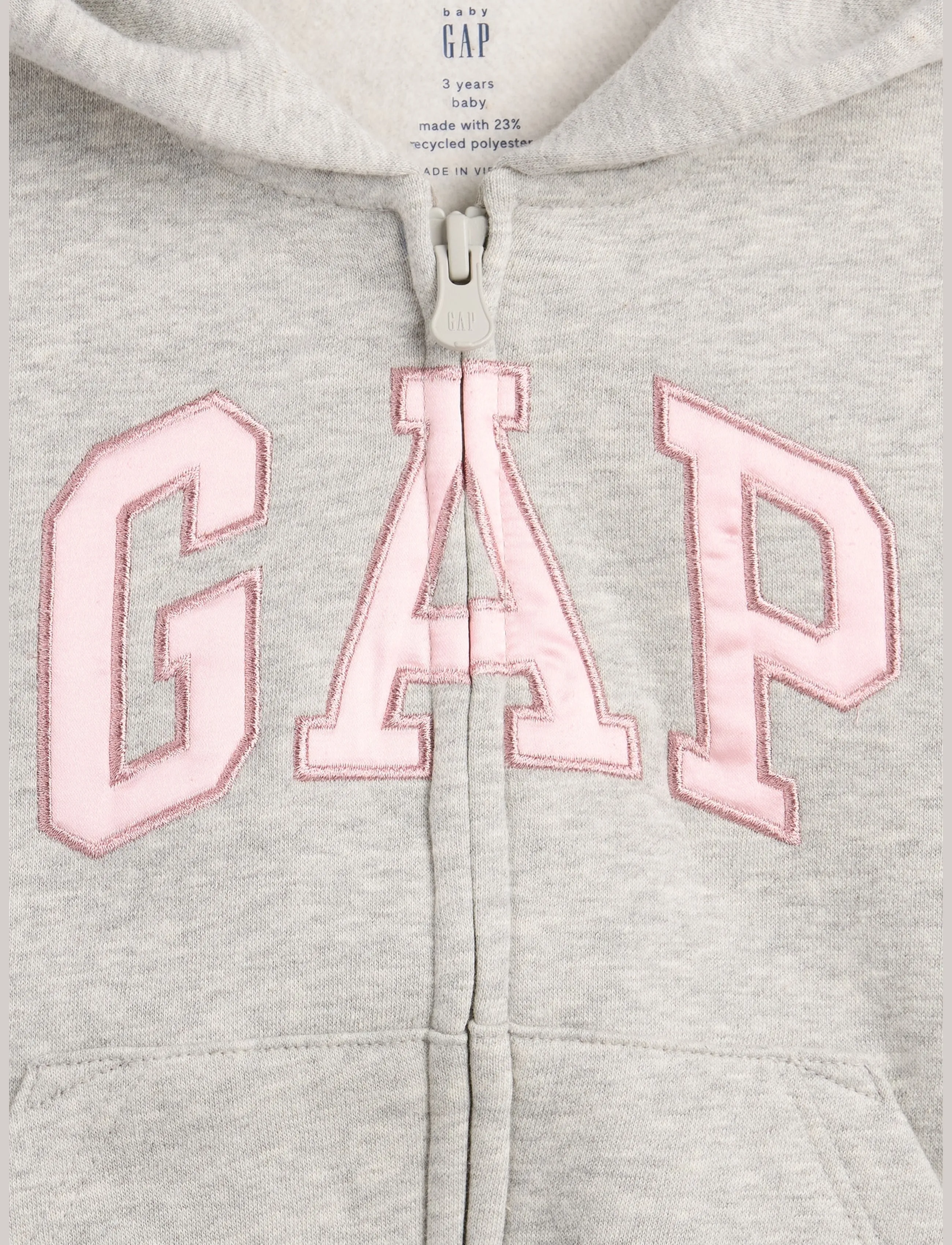 GAP - Baby & Toddler VintageSoft Logo Zip Hoodie - einkaufen nach alter von - b08 - 2