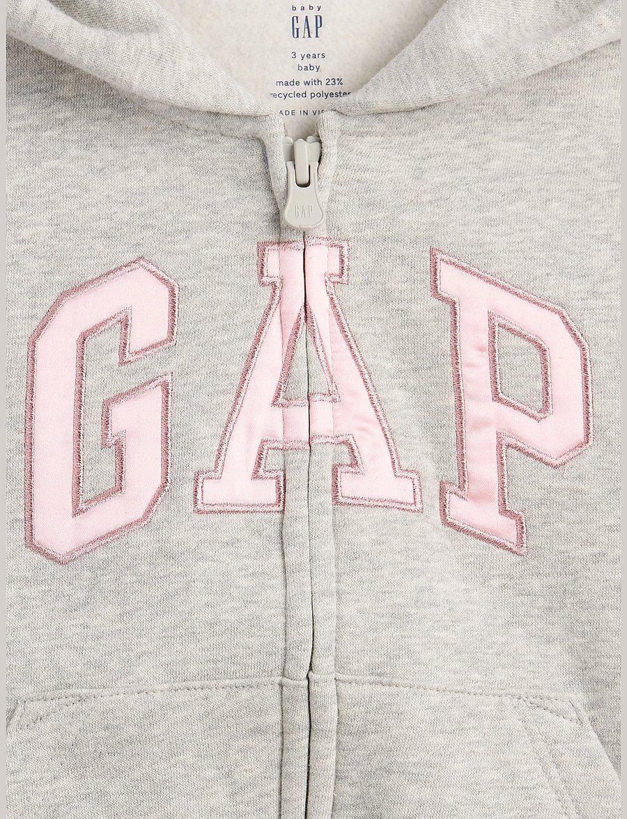 GAP - Baby & Toddler VintageSoft Logo Zip Hoodie - einkaufen nach alter von - b08 - 2