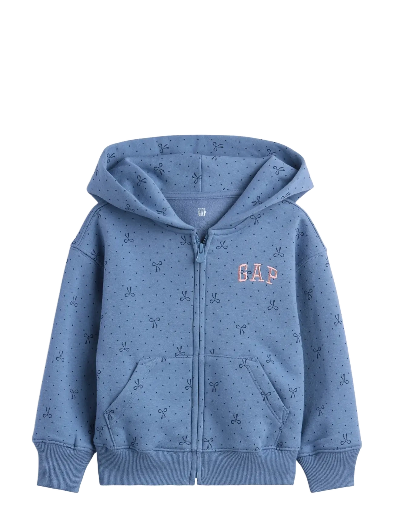 GAP Baby & Toddler VintageSoft Logo Zip Hoodie - Sweatshirts & Kapuzenpullover - BAINBRIDGE BLUE / blue