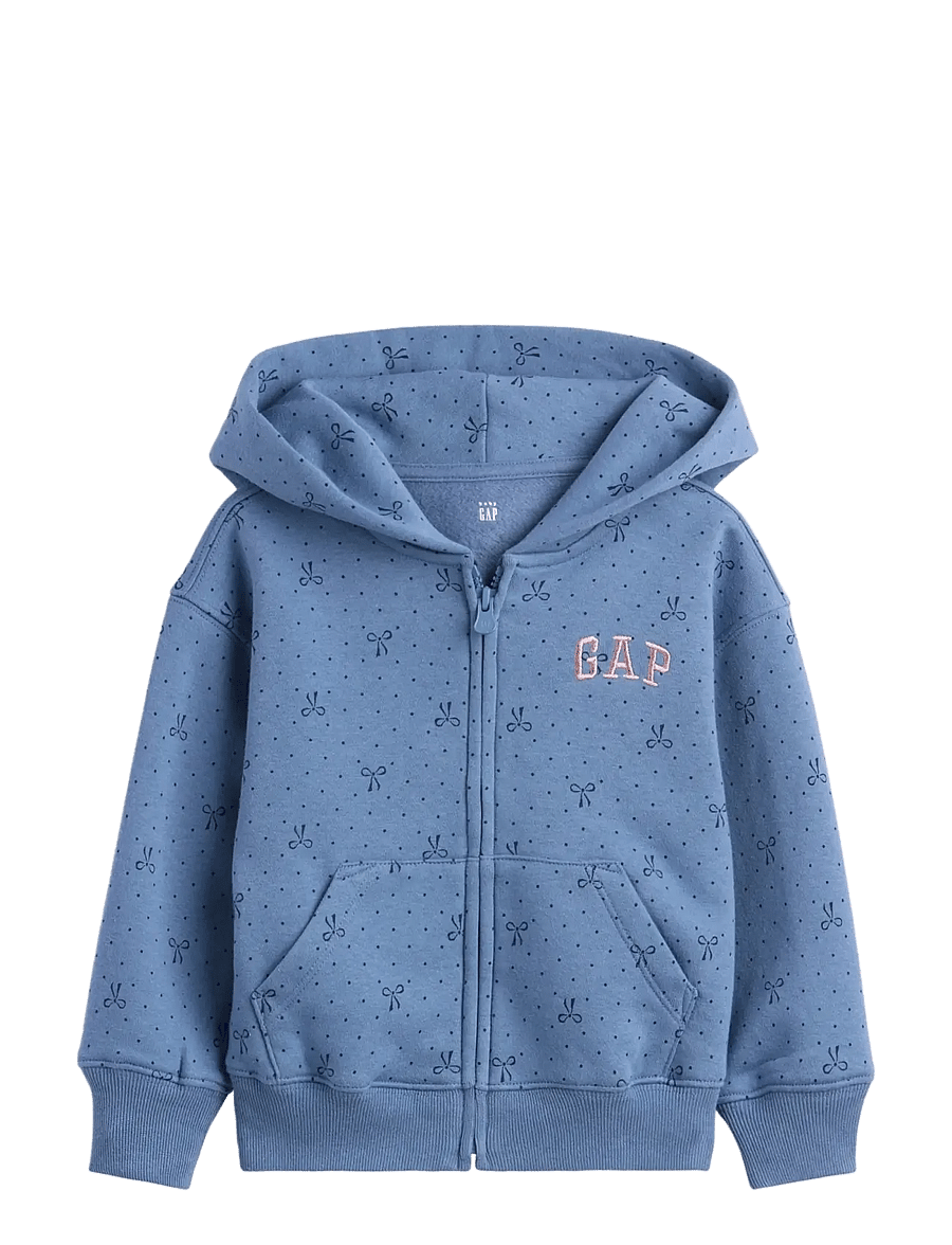 GAP - Baby & Toddler VintageSoft Logo Zip Hoodie - einkaufen nach alter von - bainbridge blue - 0