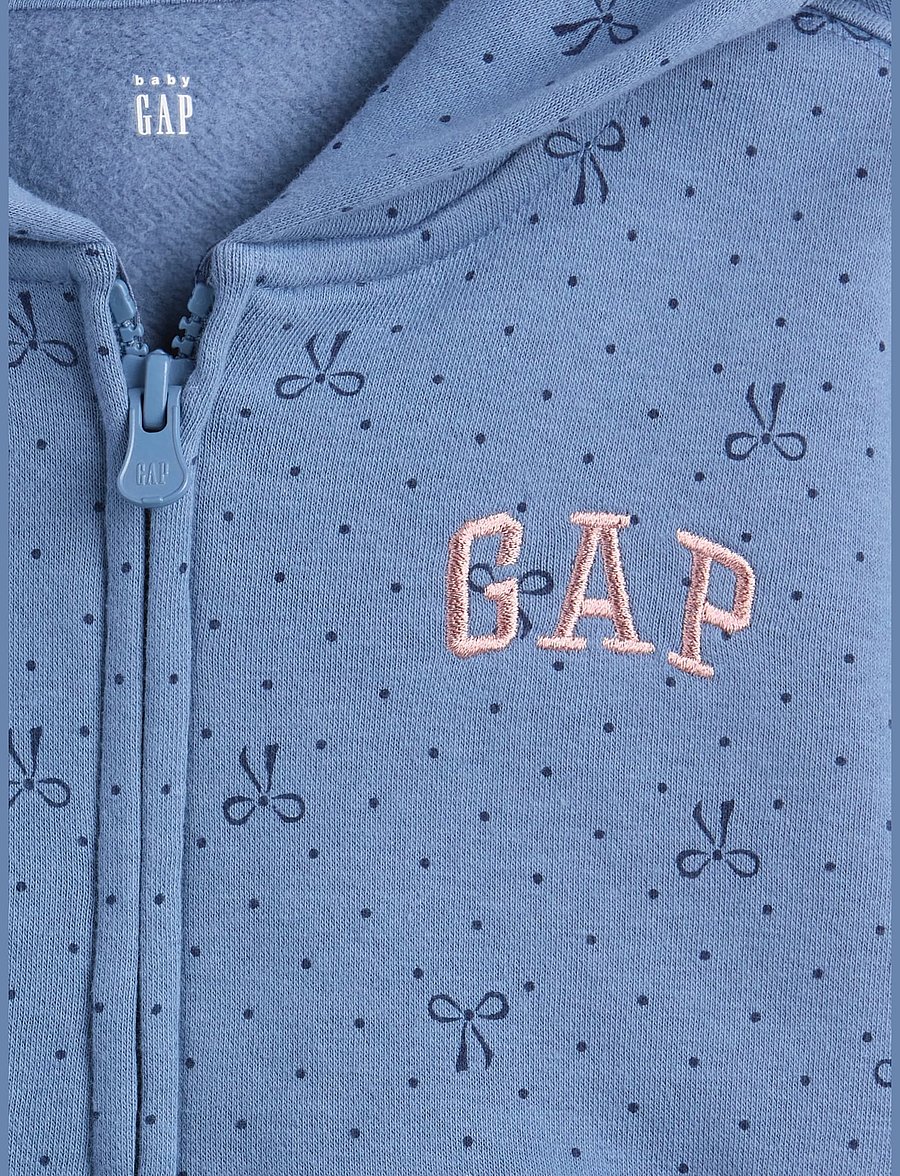 GAP - Baby & Toddler VintageSoft Logo Zip Hoodie - einkaufen nach alter von - bainbridge blue - 2