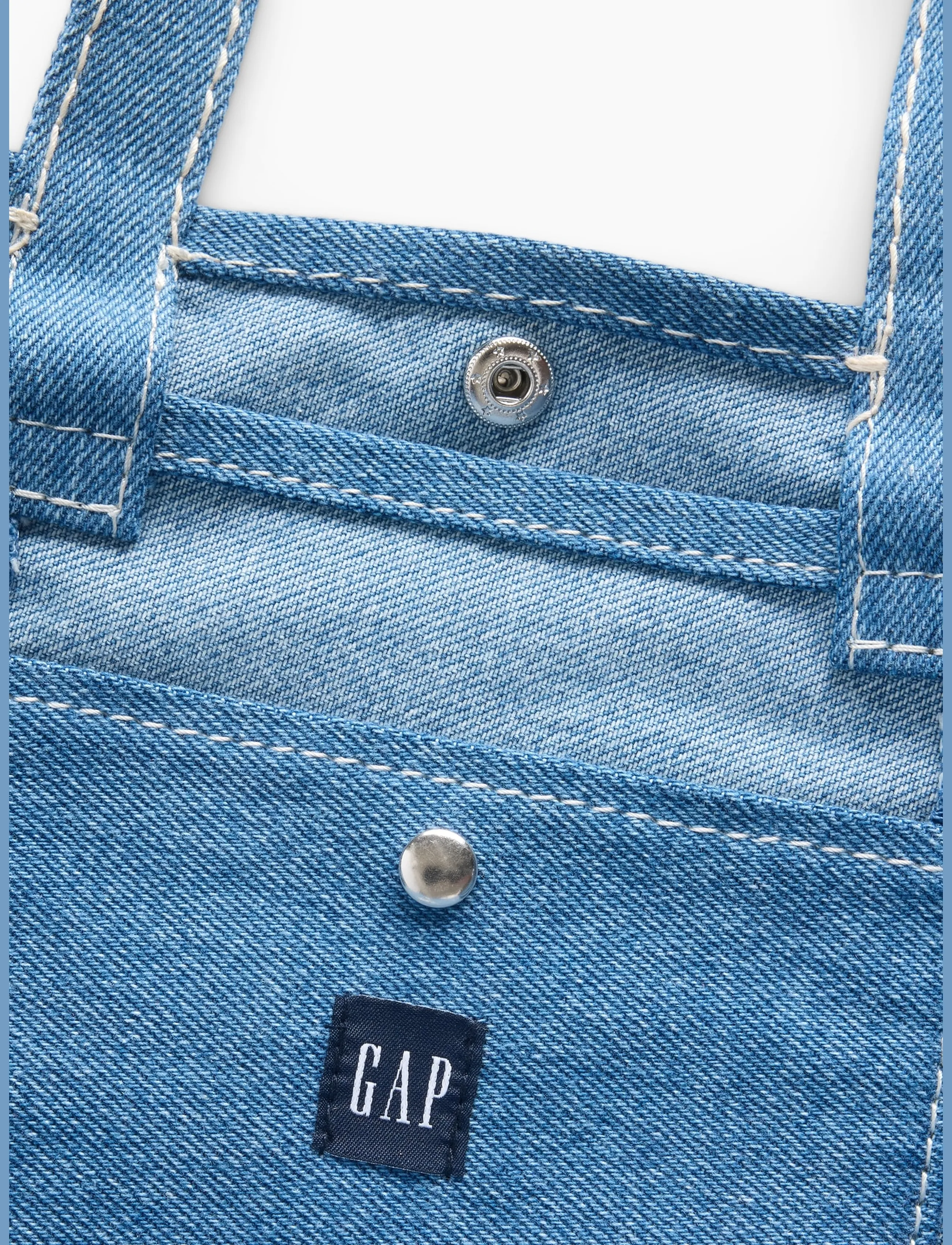 GAP - Kids Canvas Gap Logo Mini Tote Bag - totes & små tasker - bainbridge blue - 2