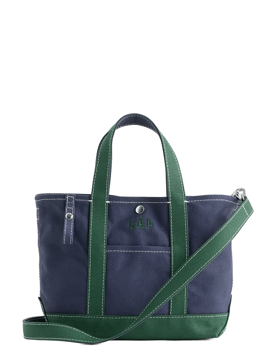 GAP - Kids Canvas Gap Logo Mini Tote Bag - tragetaschen & kleine taschen - navy uniform - 0