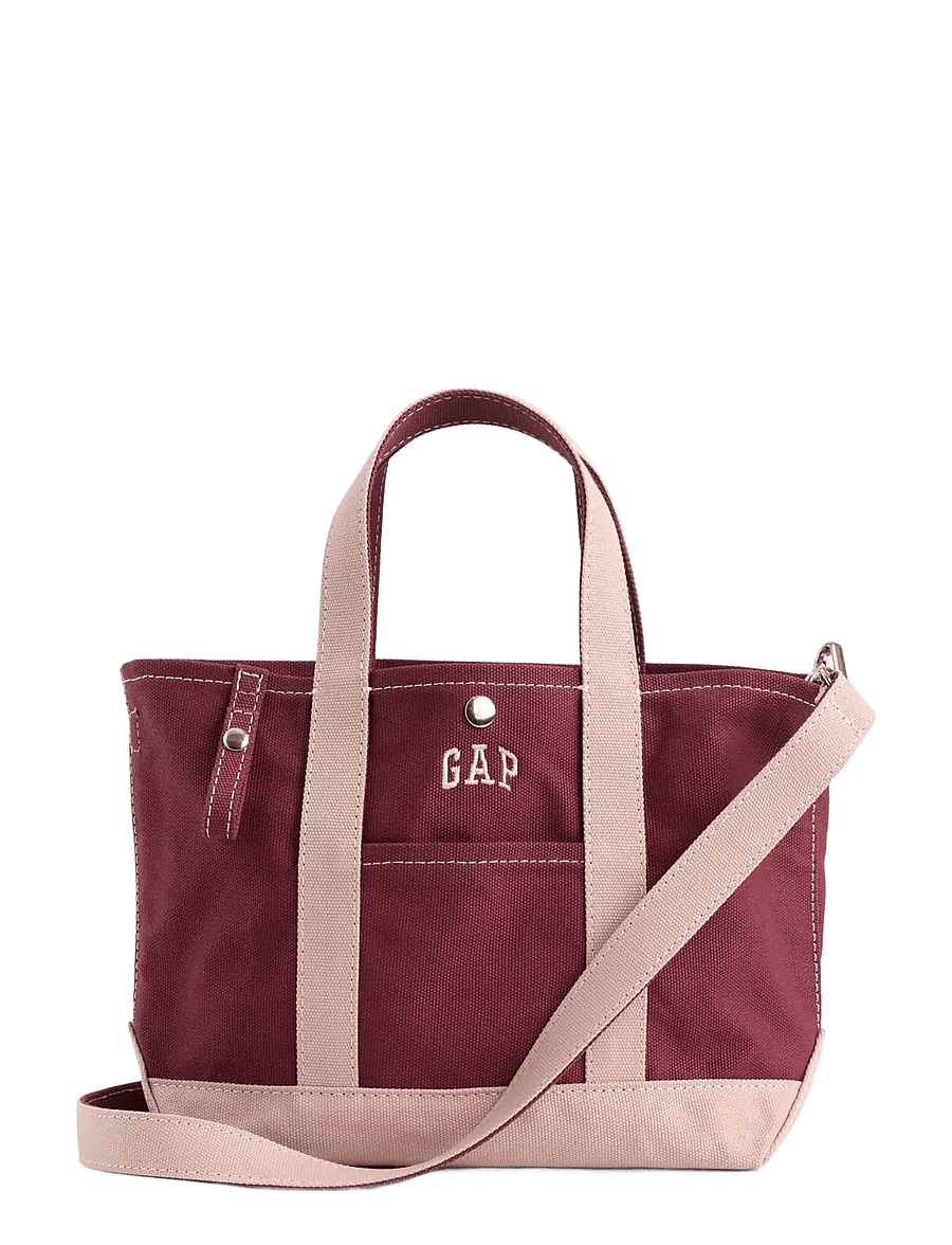 GAP - Kids Canvas Gap Logo Mini Tote Bag - kandekotid ja väikesed kotid - tuscan red - 0