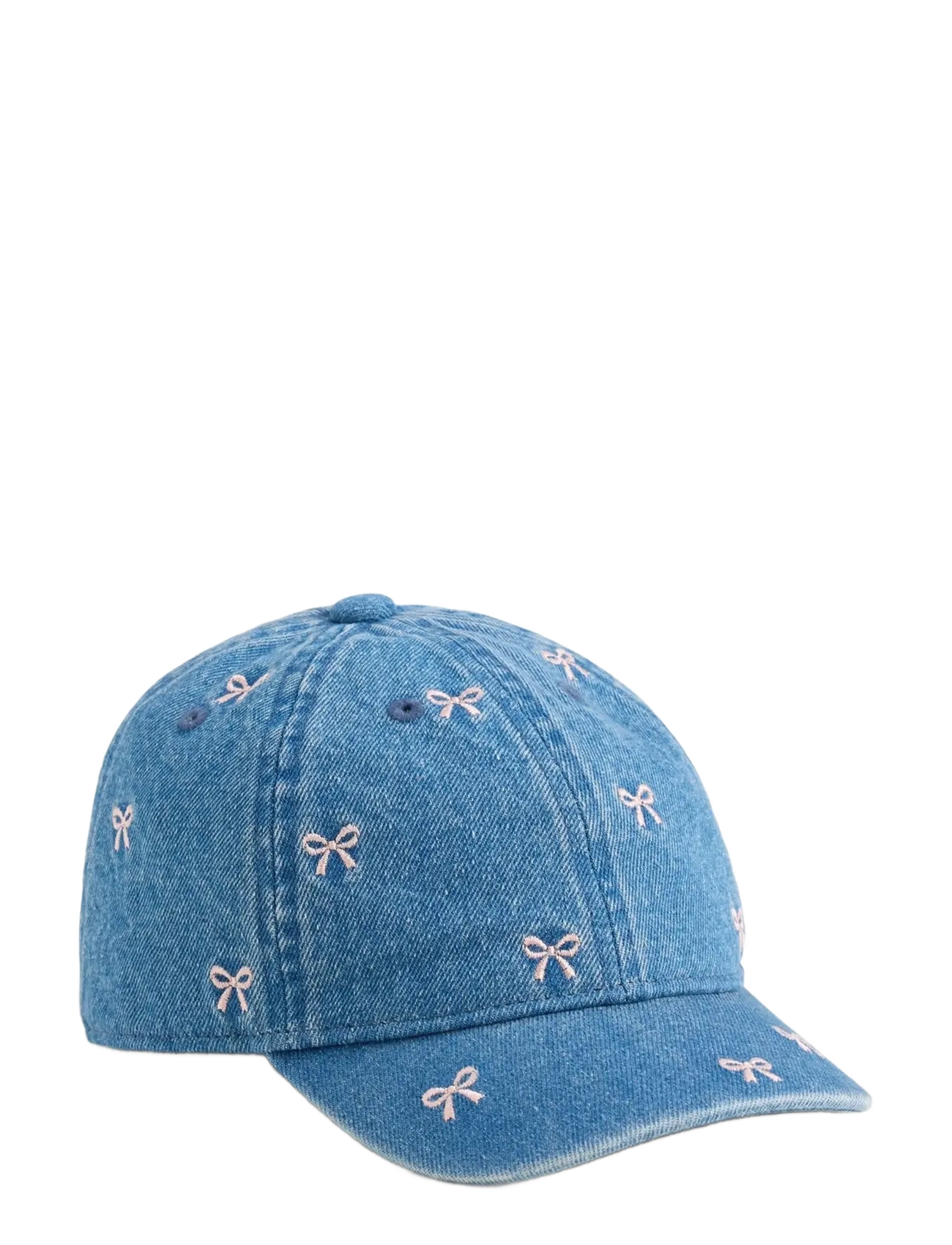 GAP Baby & Toddler Denim Bow Baseball Hat - Accessoires - WASHED DENIM BLUE / blue