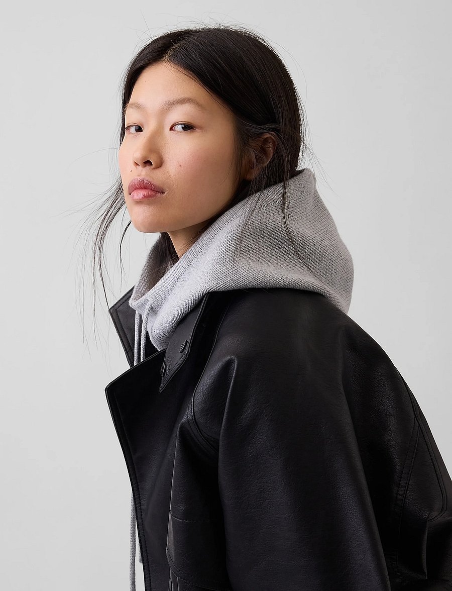 GAP - Cotton Snood from the GAP collection - balaclava - grey - 0