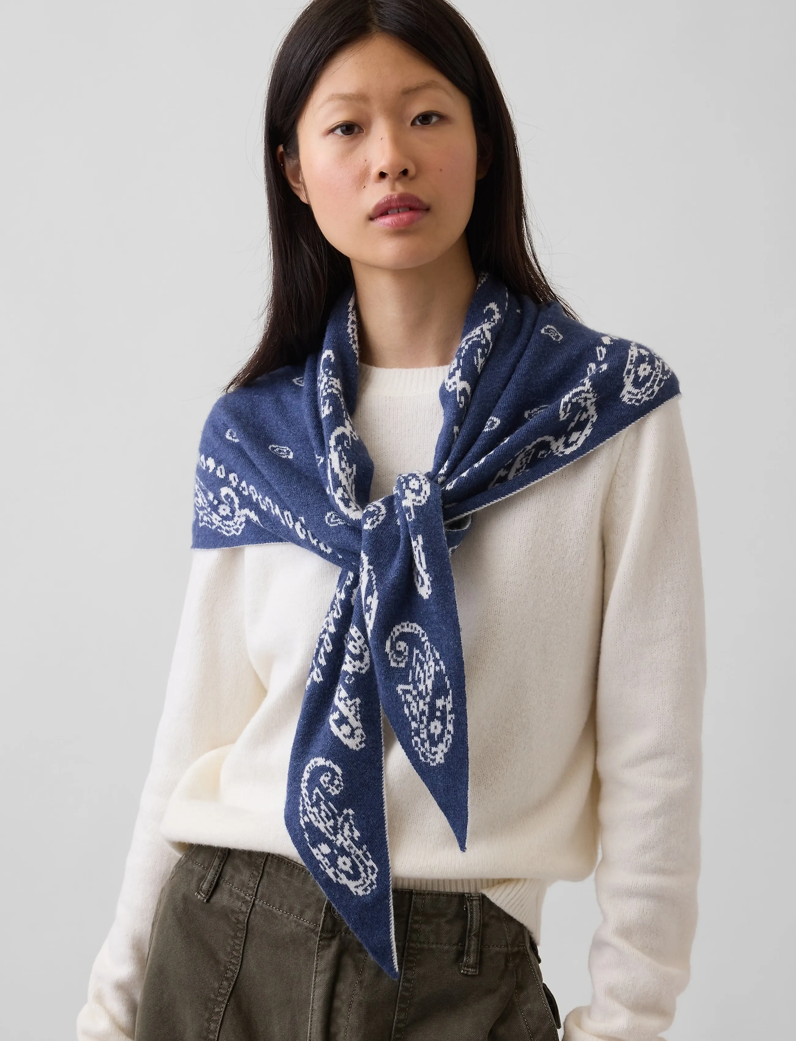Paisley Triangle Scarf From The Gap Collection