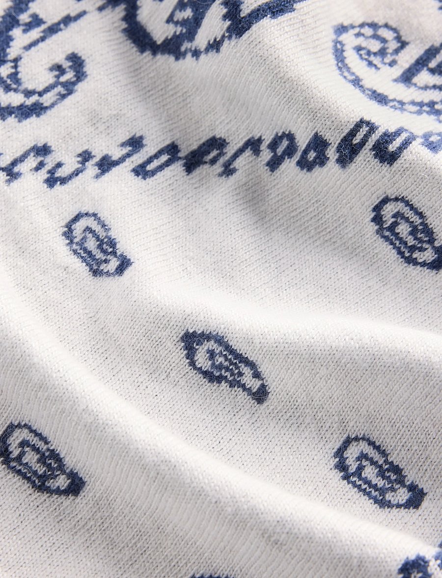 GAP - Paisley Triangle Scarf from the GAP collection - talvesallid - sargassus blue - 2
