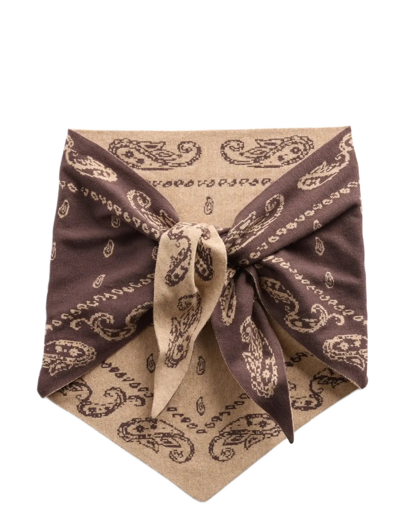 GAP Paisley Triangle Scarf from the GAP collection - Accessories - TERRA BROWN / brown