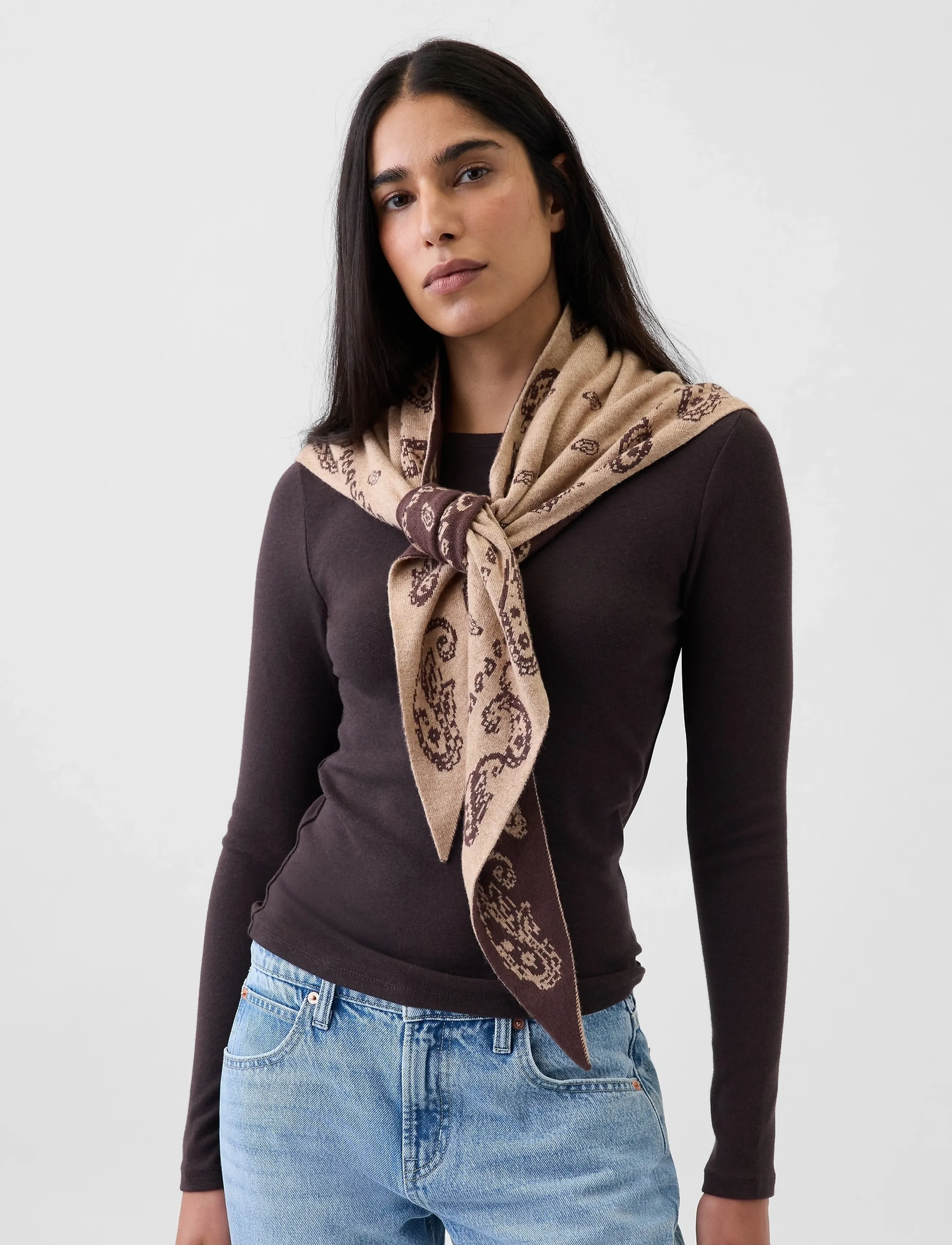 Paisley Triangle Scarf From The Gap Collection