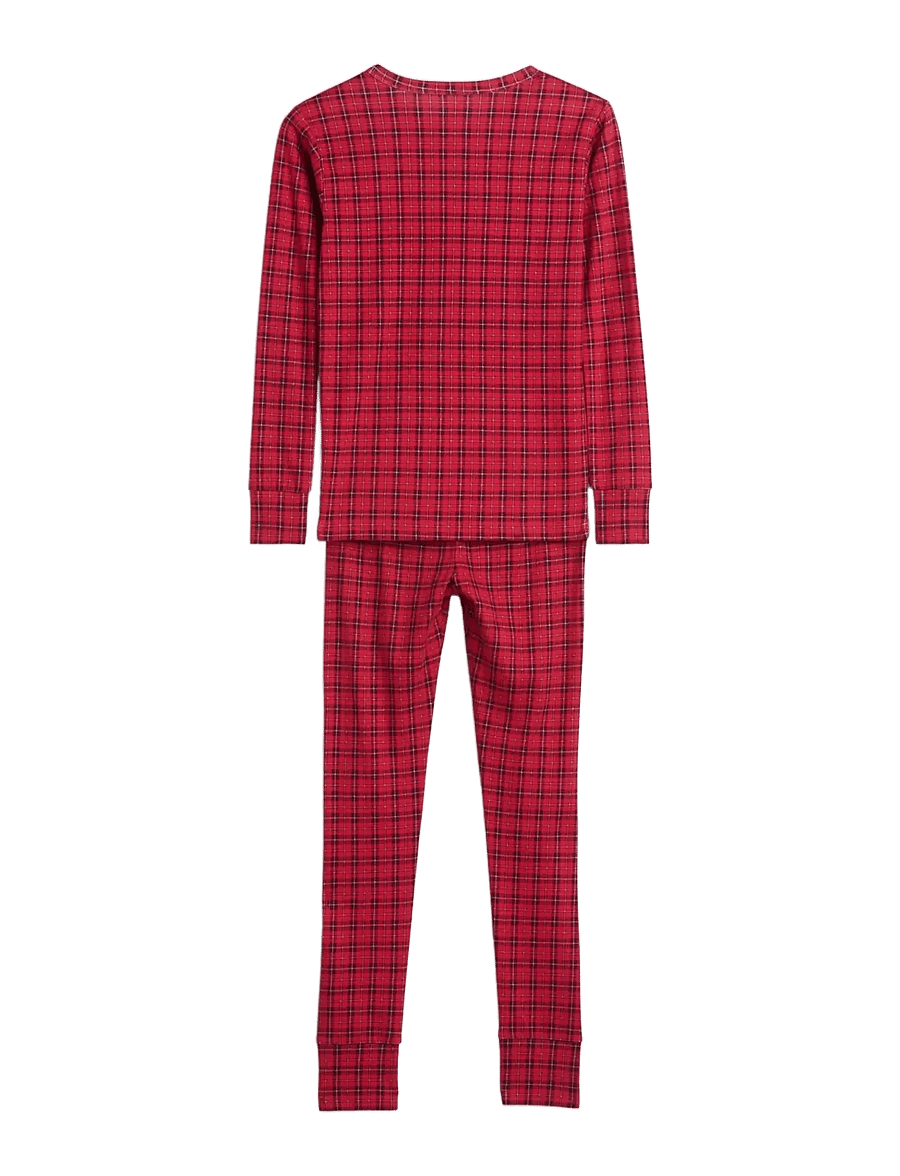 GAP - Plaid Long Underwear from the GAP collection - pyjama-sets - fs red tartan plaid - 2