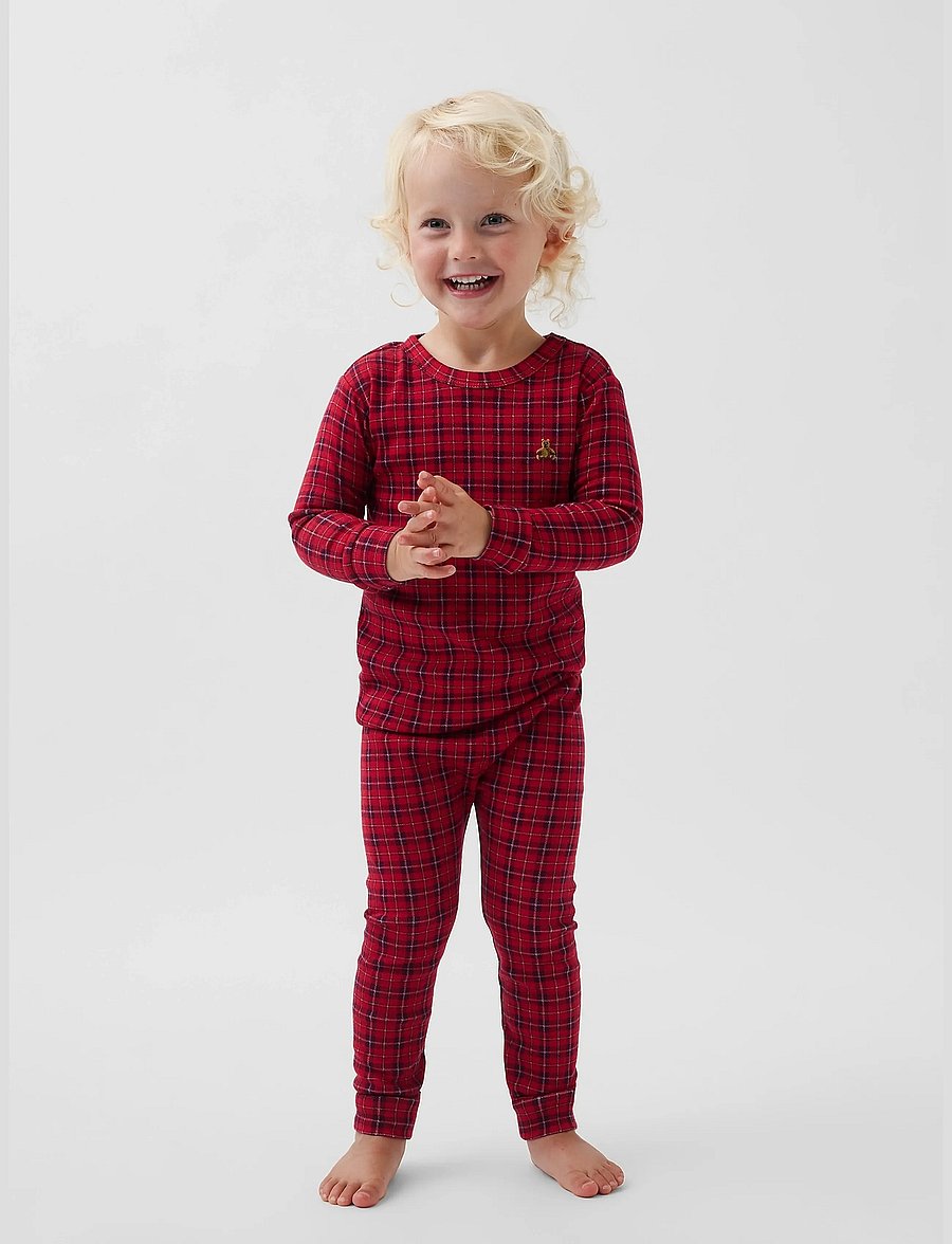GAP - Plaid Long Underwear from the GAP collection - pyjama-sets - fs red tartan plaid - 3