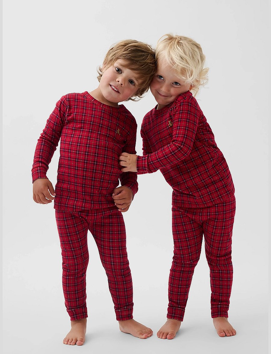 GAP - Plaid Long Underwear from the GAP collection - pyjama-sets - fs red tartan plaid - 4