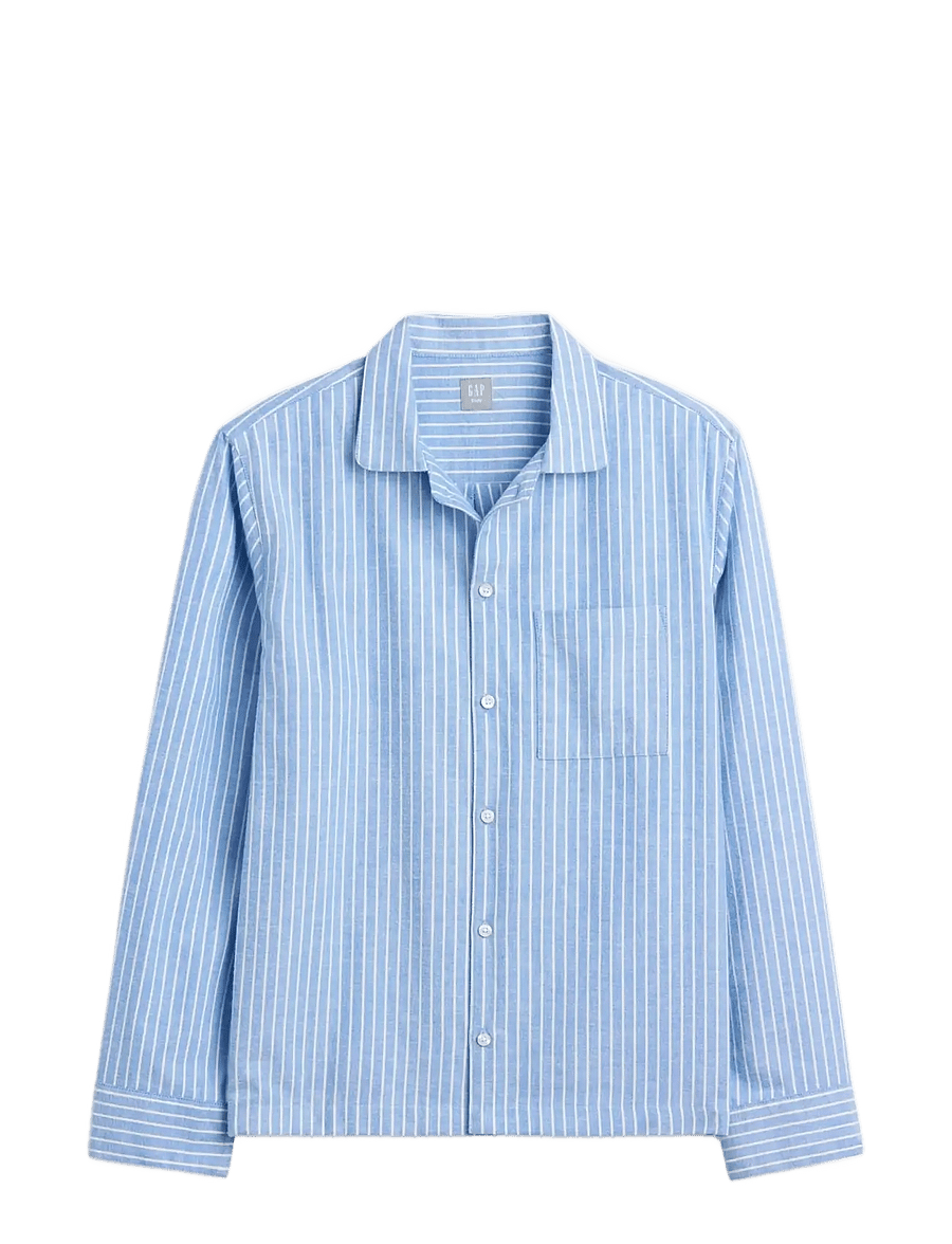 GAP - Flannel Long-Sleeved Top from the GAP collection - pikkade varrukatega särgid - blue stripe - 1