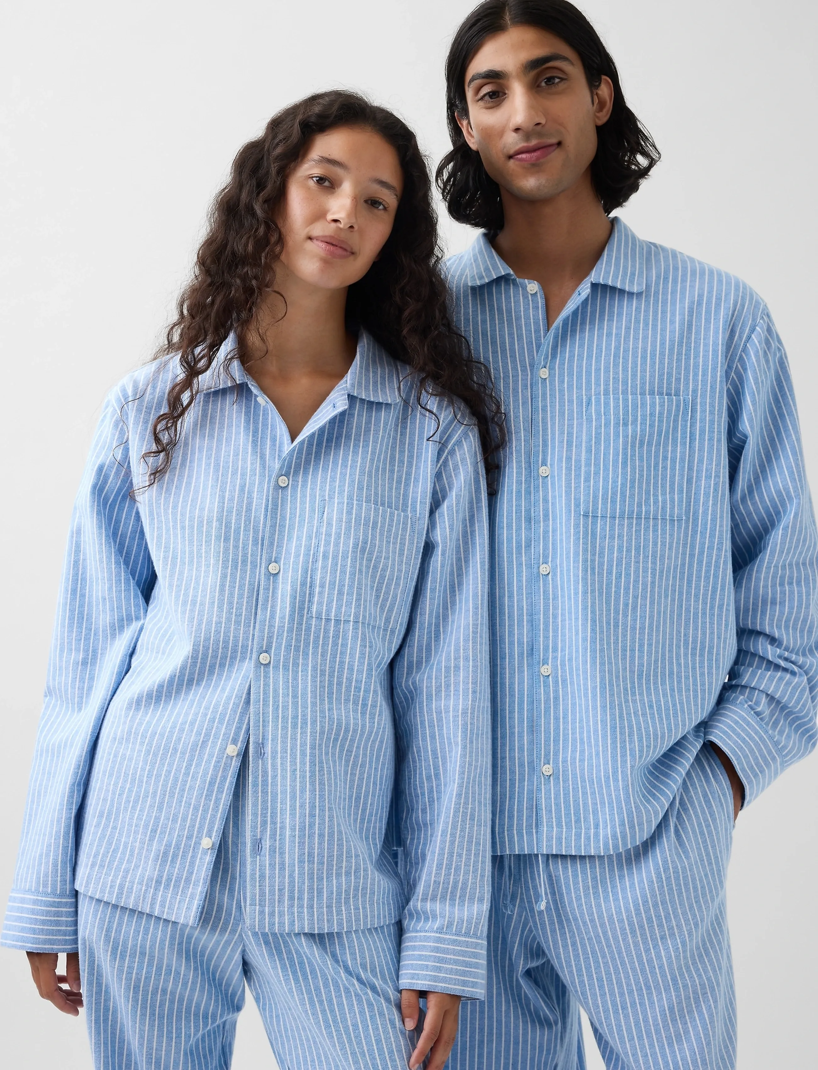 GAP - Flannel Long-Sleeved Top from the GAP collection - pikkade varrukatega särgid - blue stripe - 4