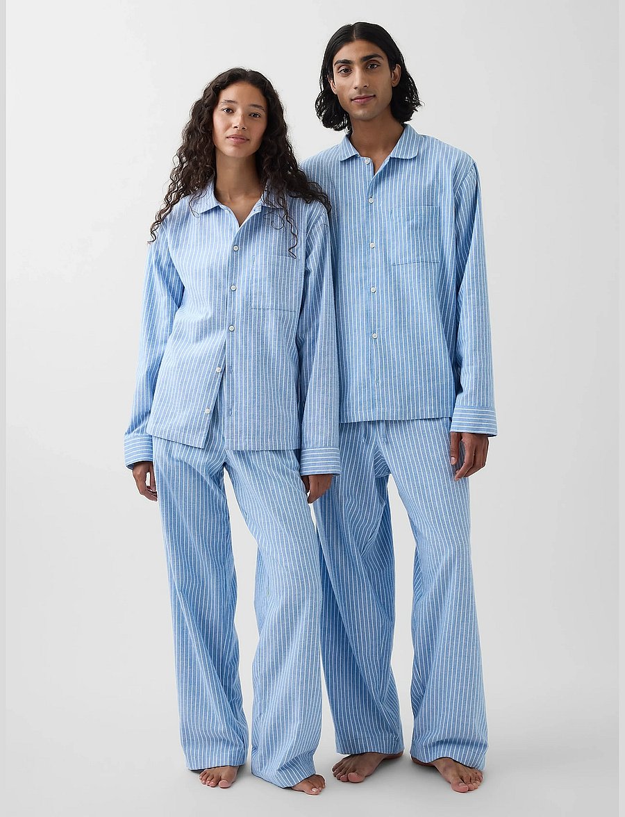 GAP - Flannel Long-Sleeved Top from the GAP collection - pikkade varrukatega särgid - blue stripe - 5