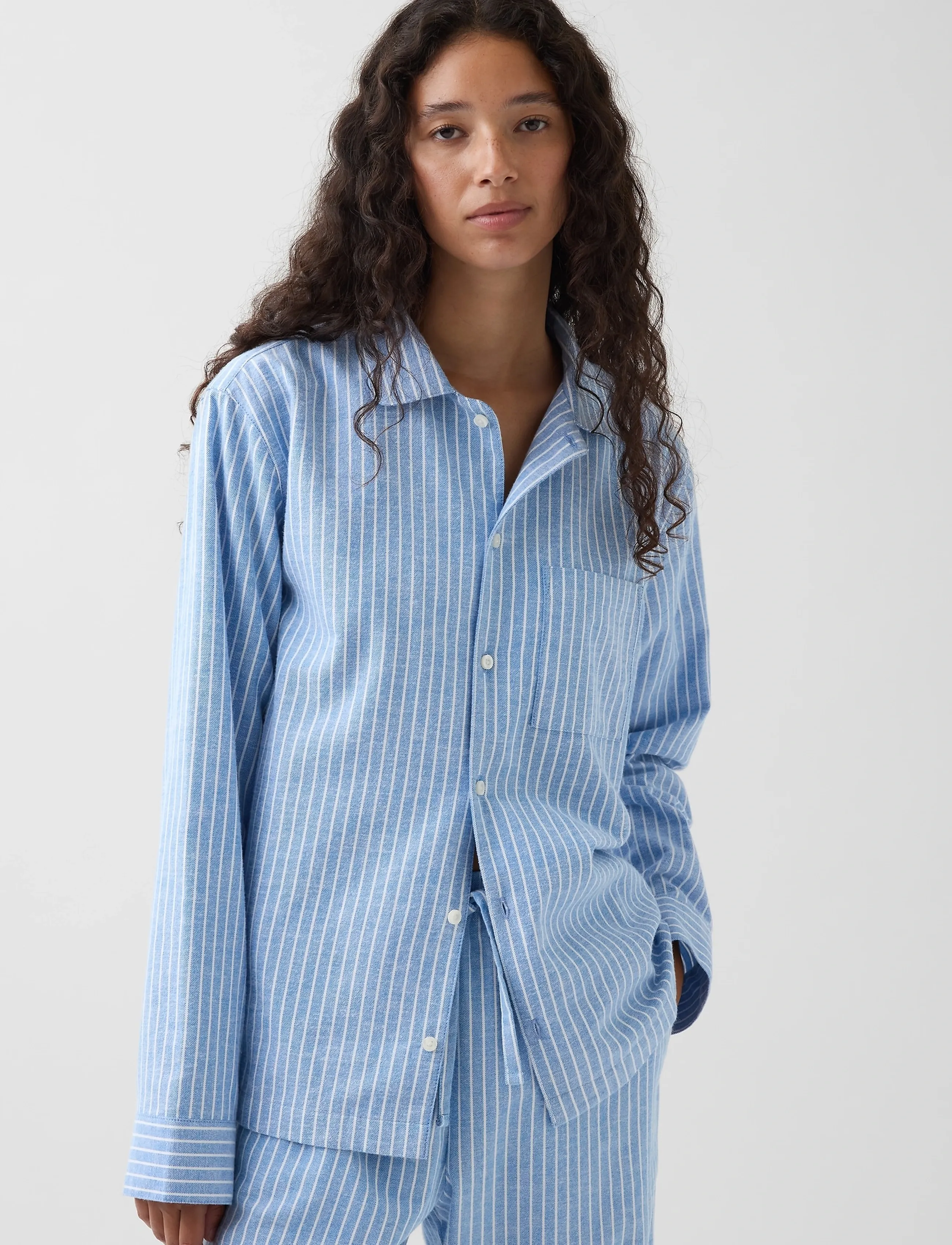GAP Flannel Long-Sleeved Top From The Collection skjortor & blusar dam – bild 5