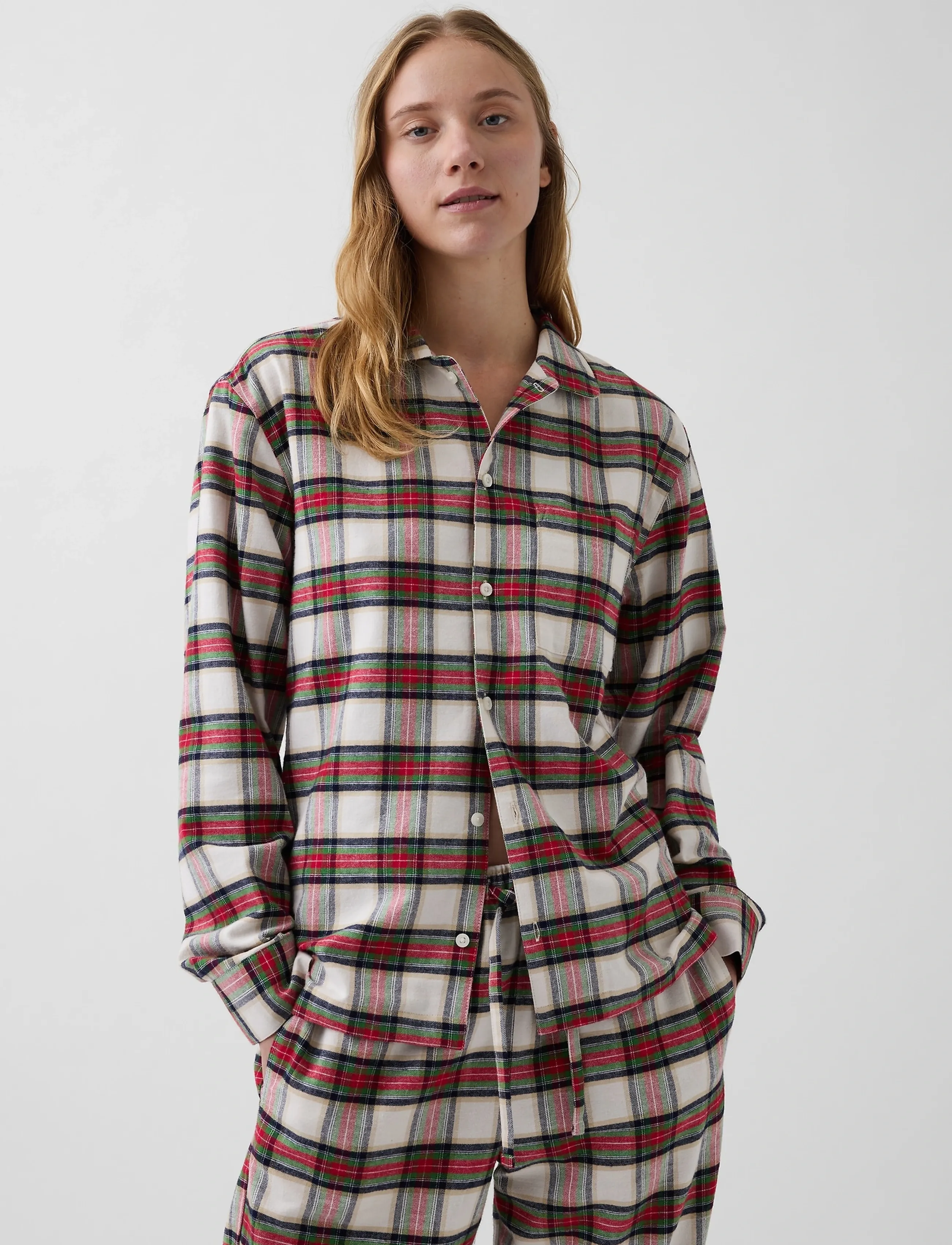 GAP - Flannel Long-Sleeved Top from the GAP collection - långärmade skjortor - fs chino tartan plaid - 2