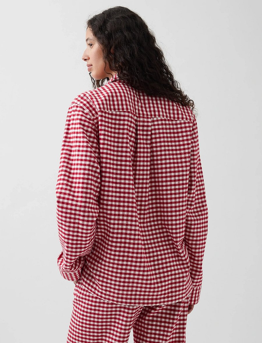 GAP - Flannel Long-Sleeved Top from the GAP collection - långärmade skjortor - fs red gingham - 3