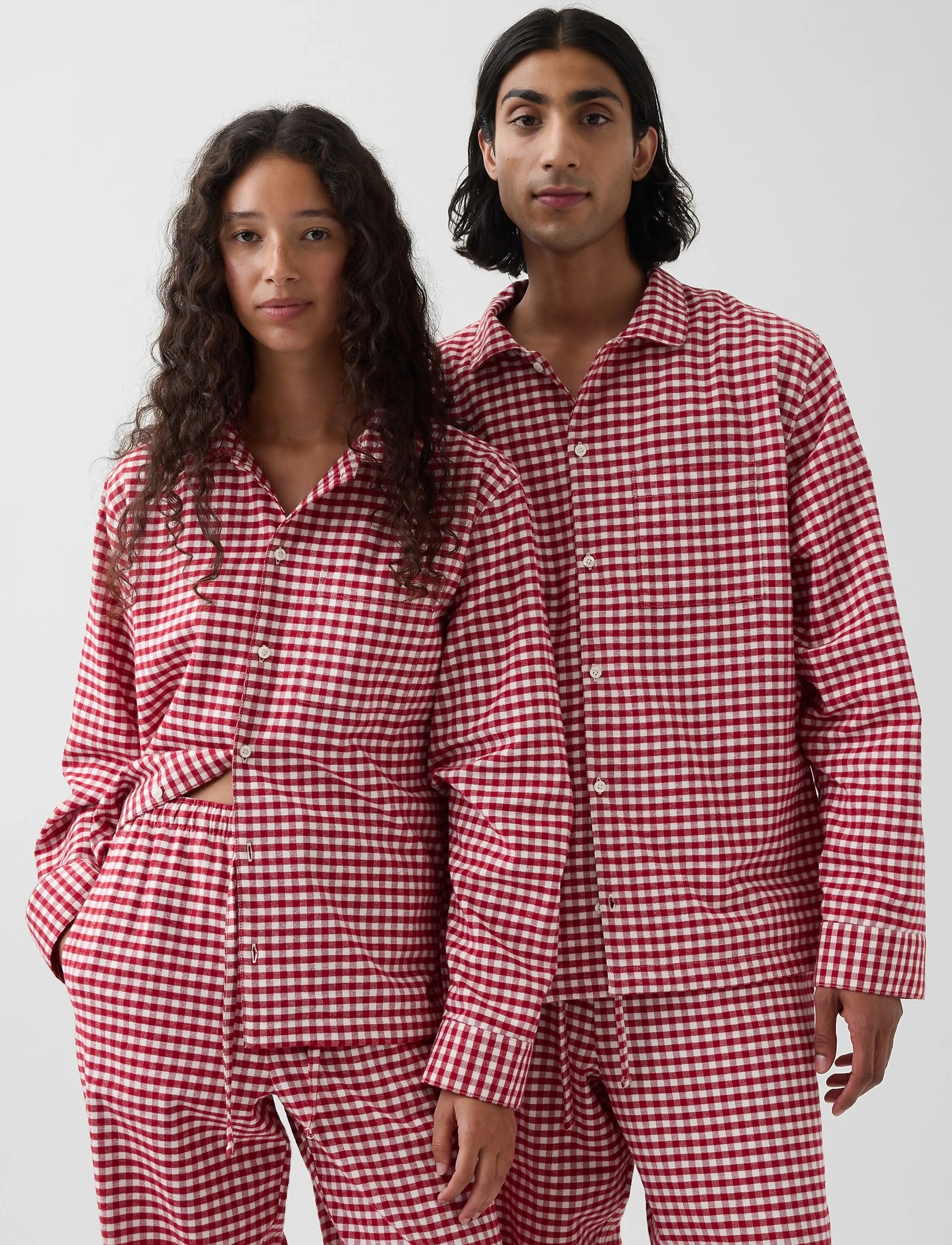 GAP - Flannel Long-Sleeved Top from the GAP collection - långärmade skjortor - fs red gingham - 4