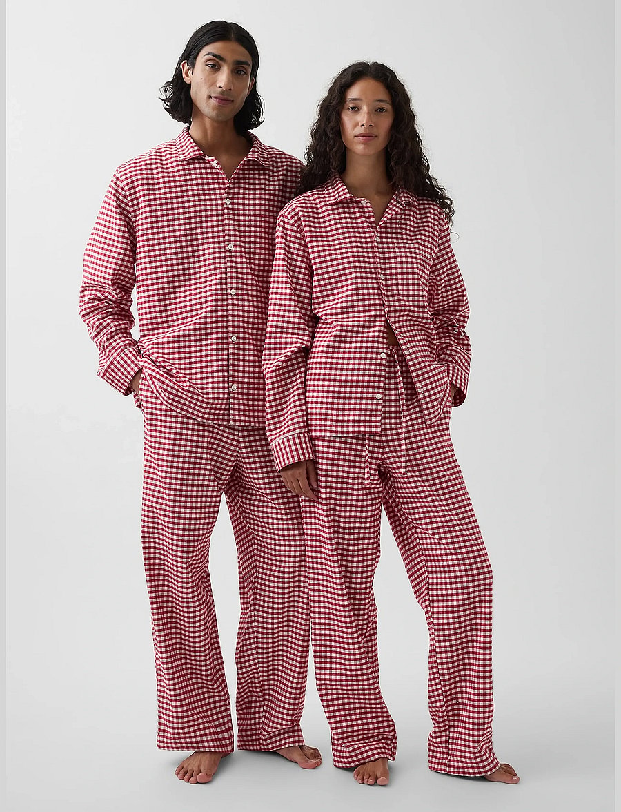 GAP - Flannel Long-Sleeved Top from the GAP collection - långärmade skjortor - fs red gingham - 5