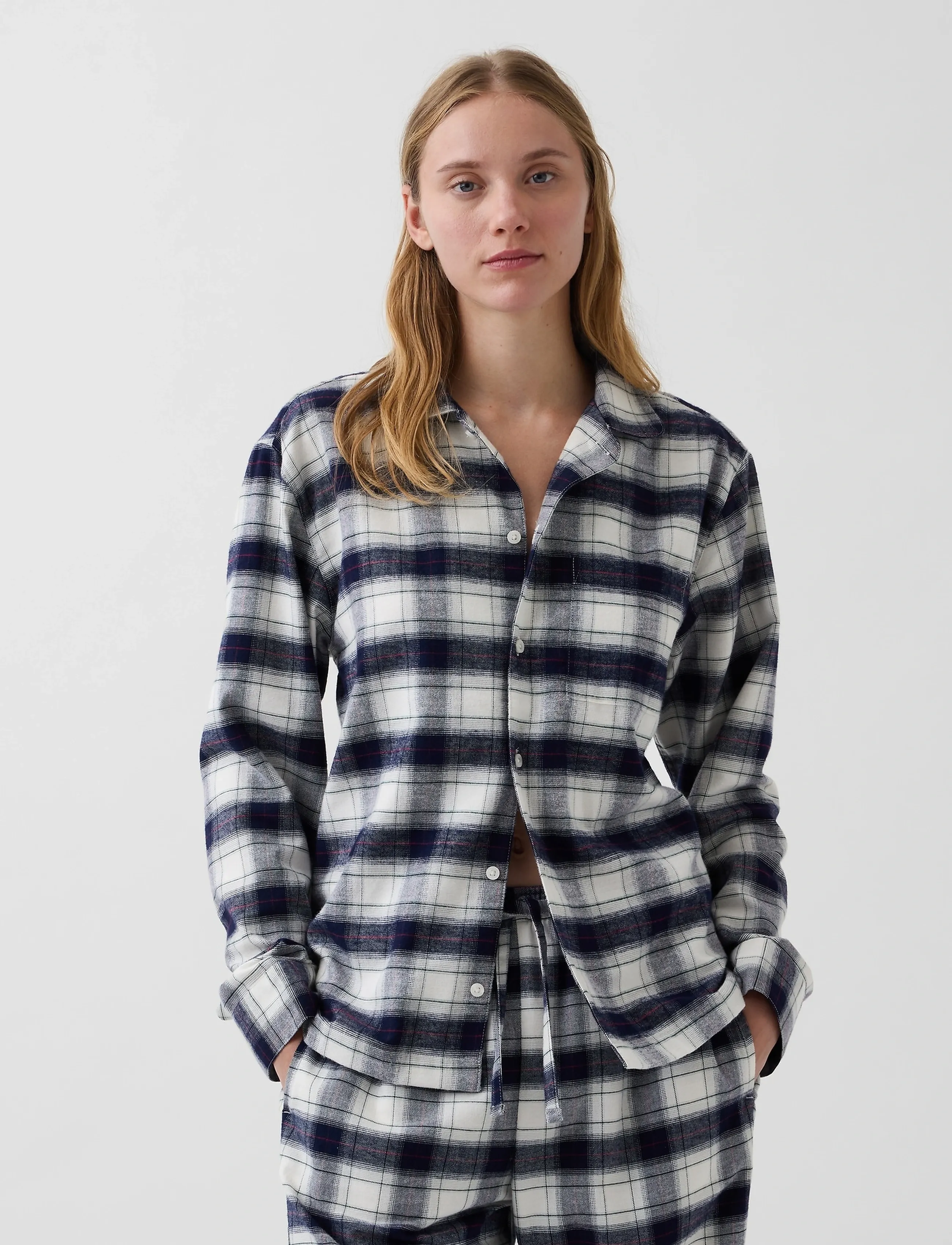 GAP Flannel Long-Sleeved Top From The Collection skjortor & blusar dam – bild 2