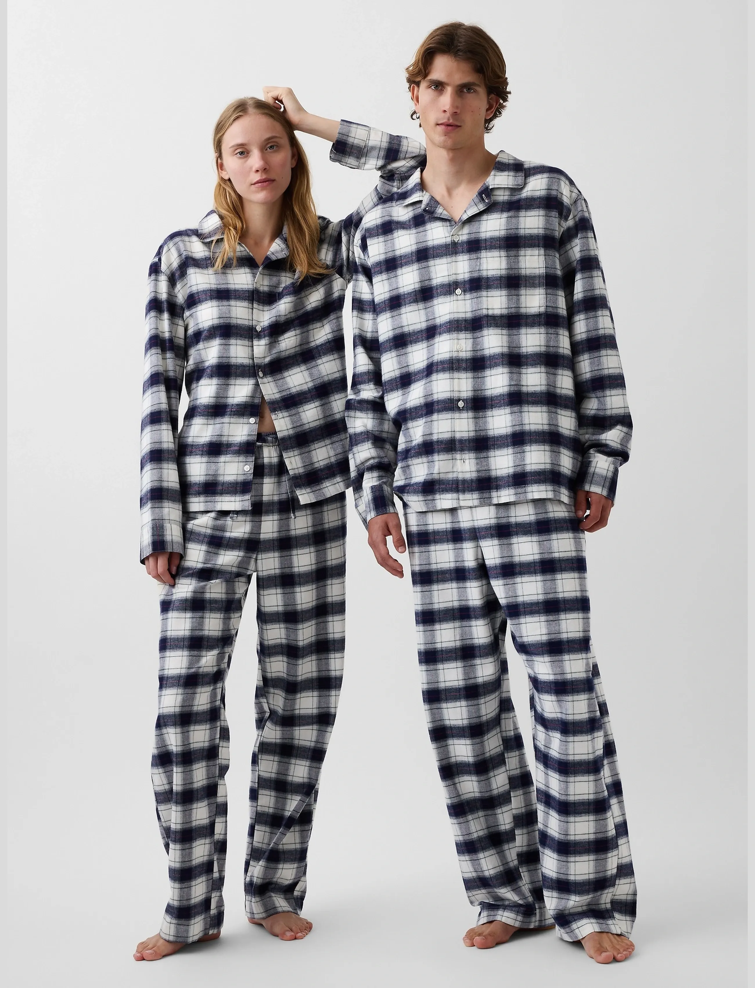 GAP Flannel Long-Sleeved Top From The Collection skjortor & blusar dam – bild 5