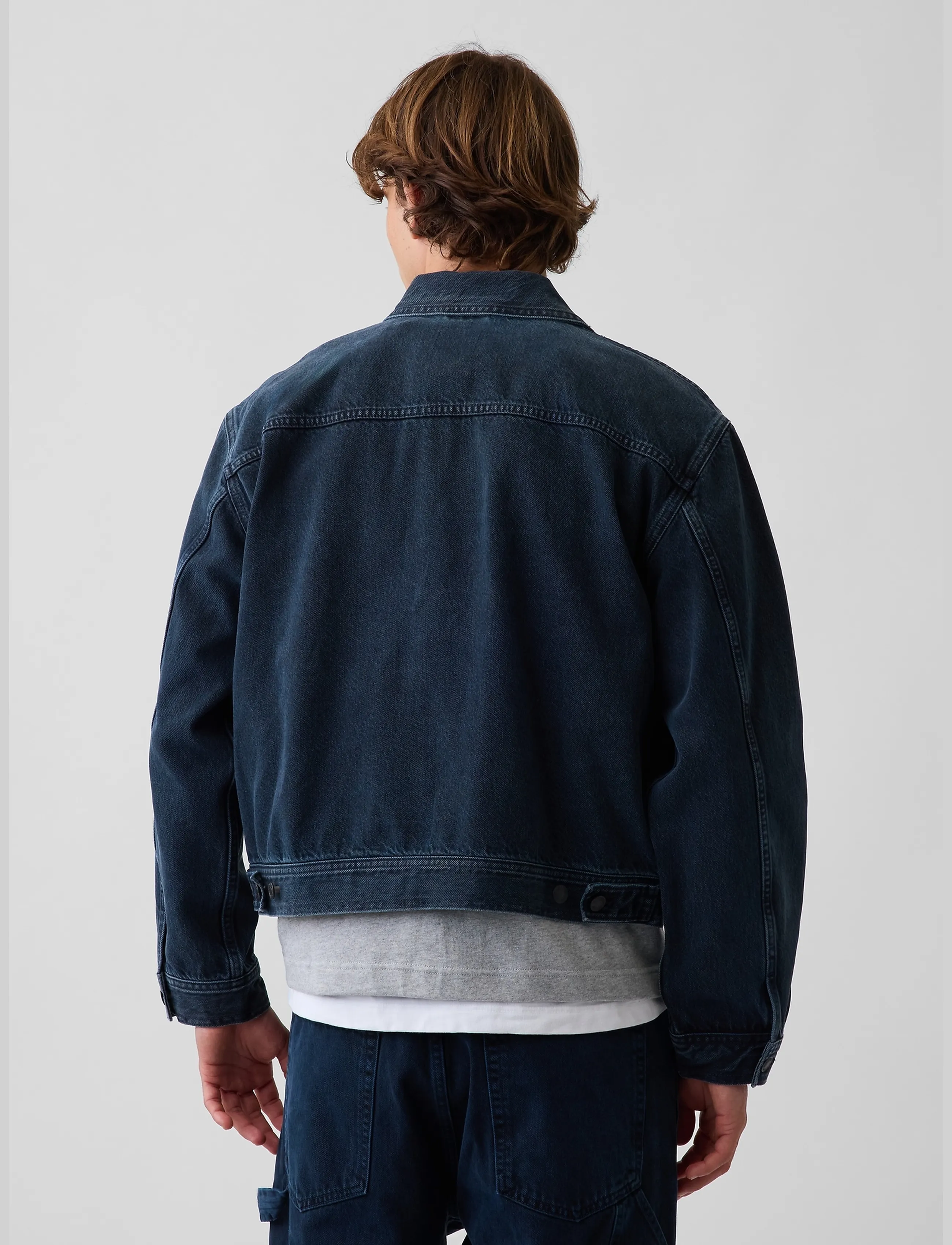 GAP - Denim Boxy Workwear Jacket from the GAP collection - ink stain - 3